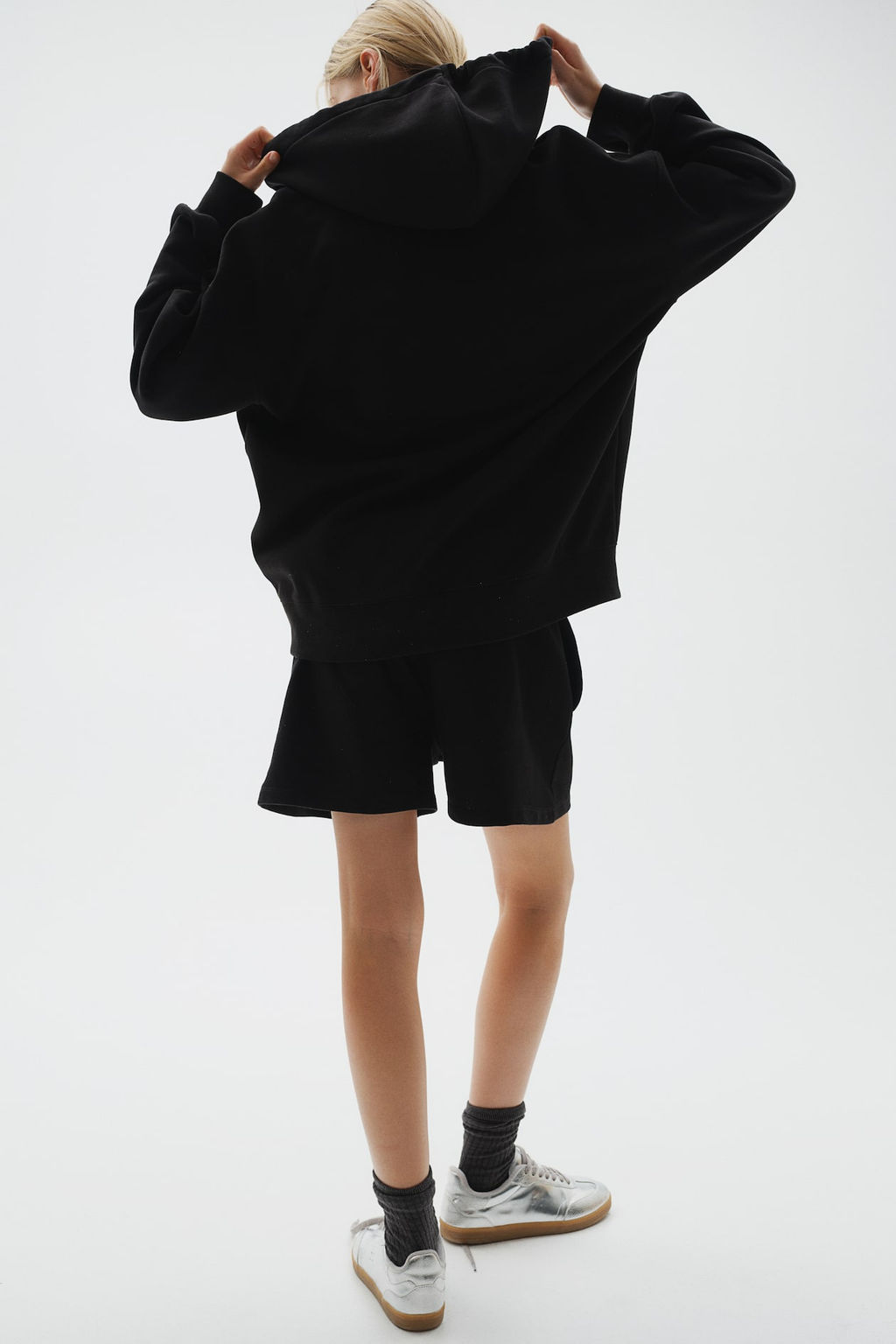 Chaqueta sudadera oversize con capucha - H&m фото 4