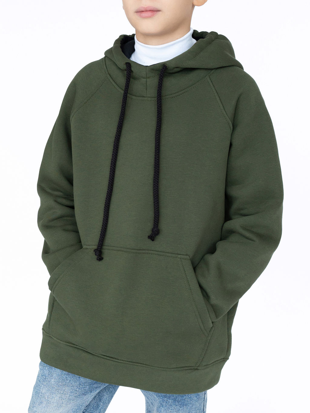 Толстовка детская хаки