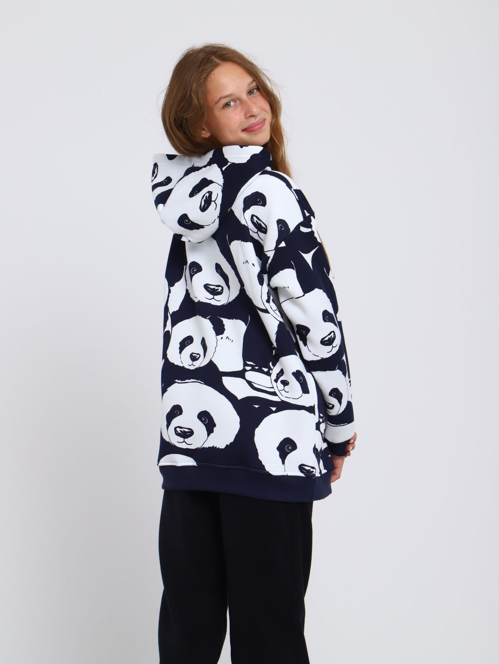 Толстовка "Либерти" темно-синий (панда)