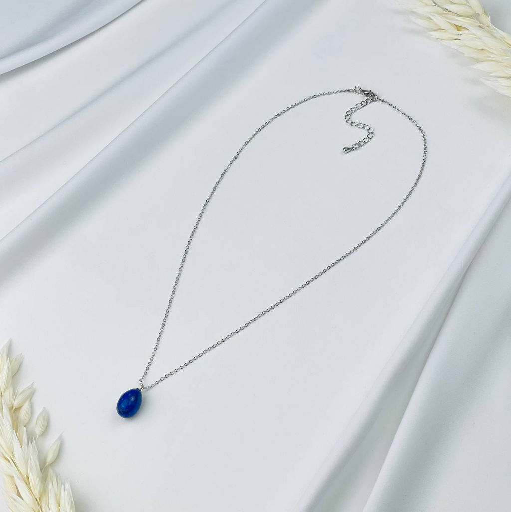 Кулон на цепочке из Лазурита 42 см +