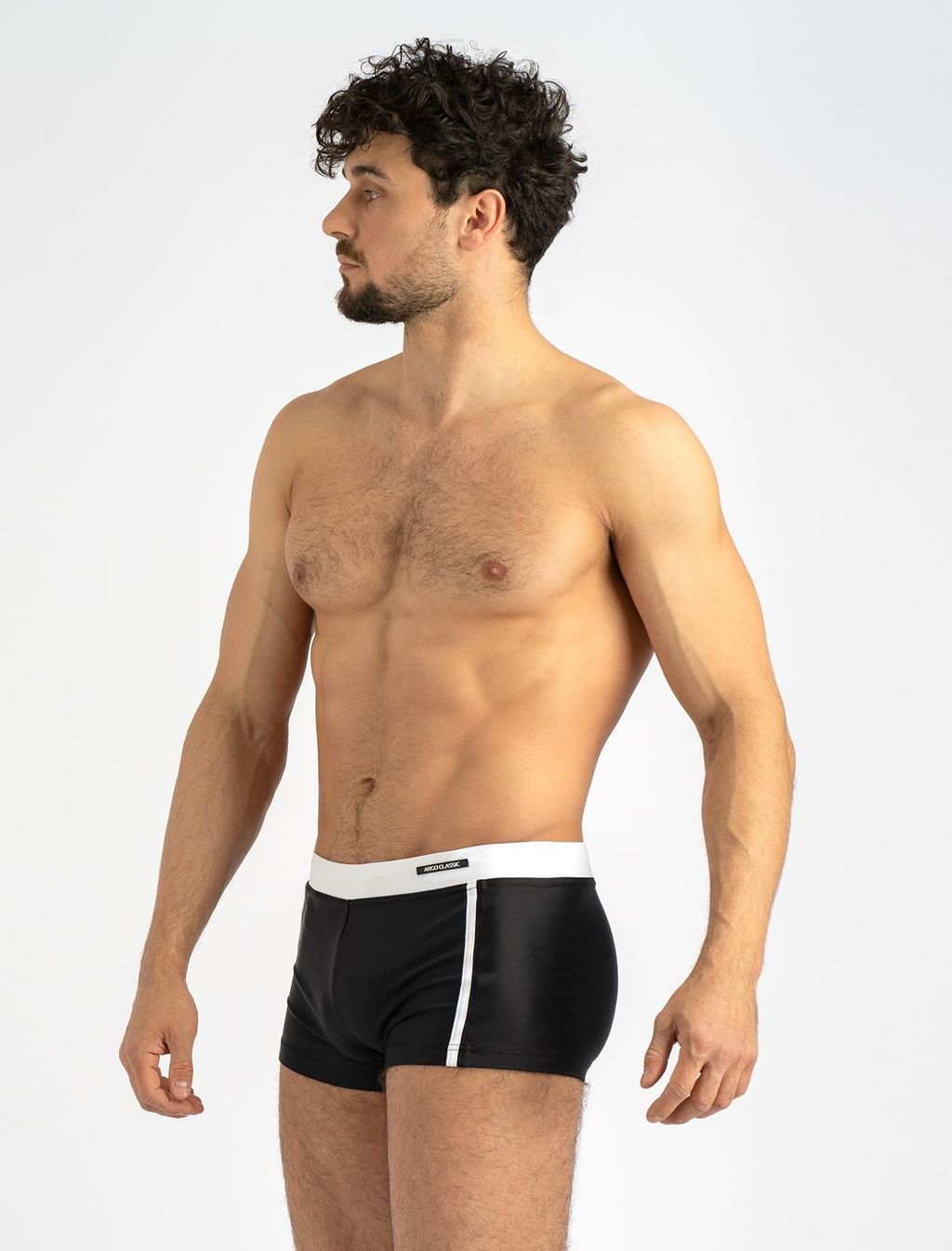 Плавки Sw.07M черный / белый