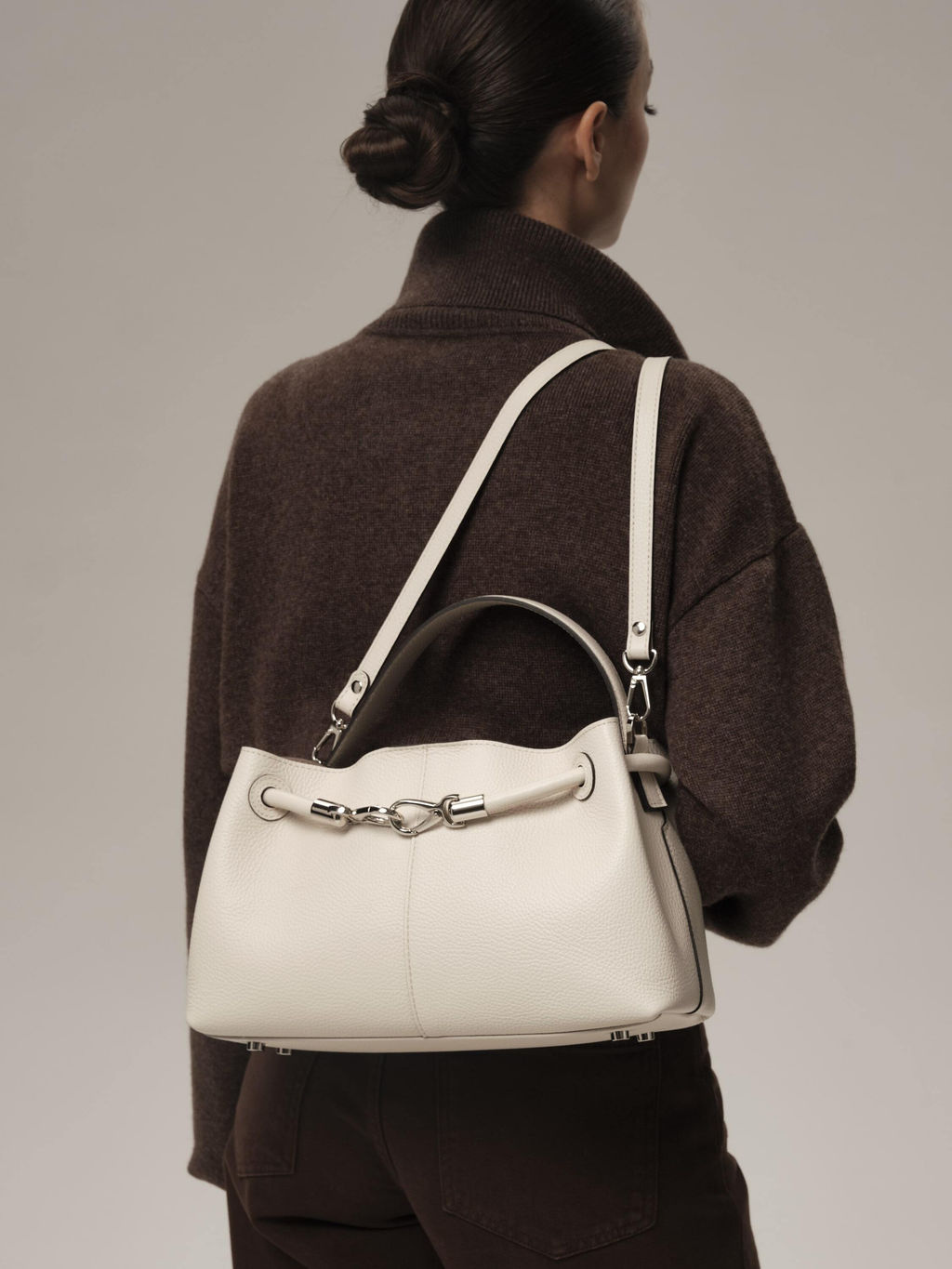 Сумка Ties DBR 31185 светлый крем  фото 4