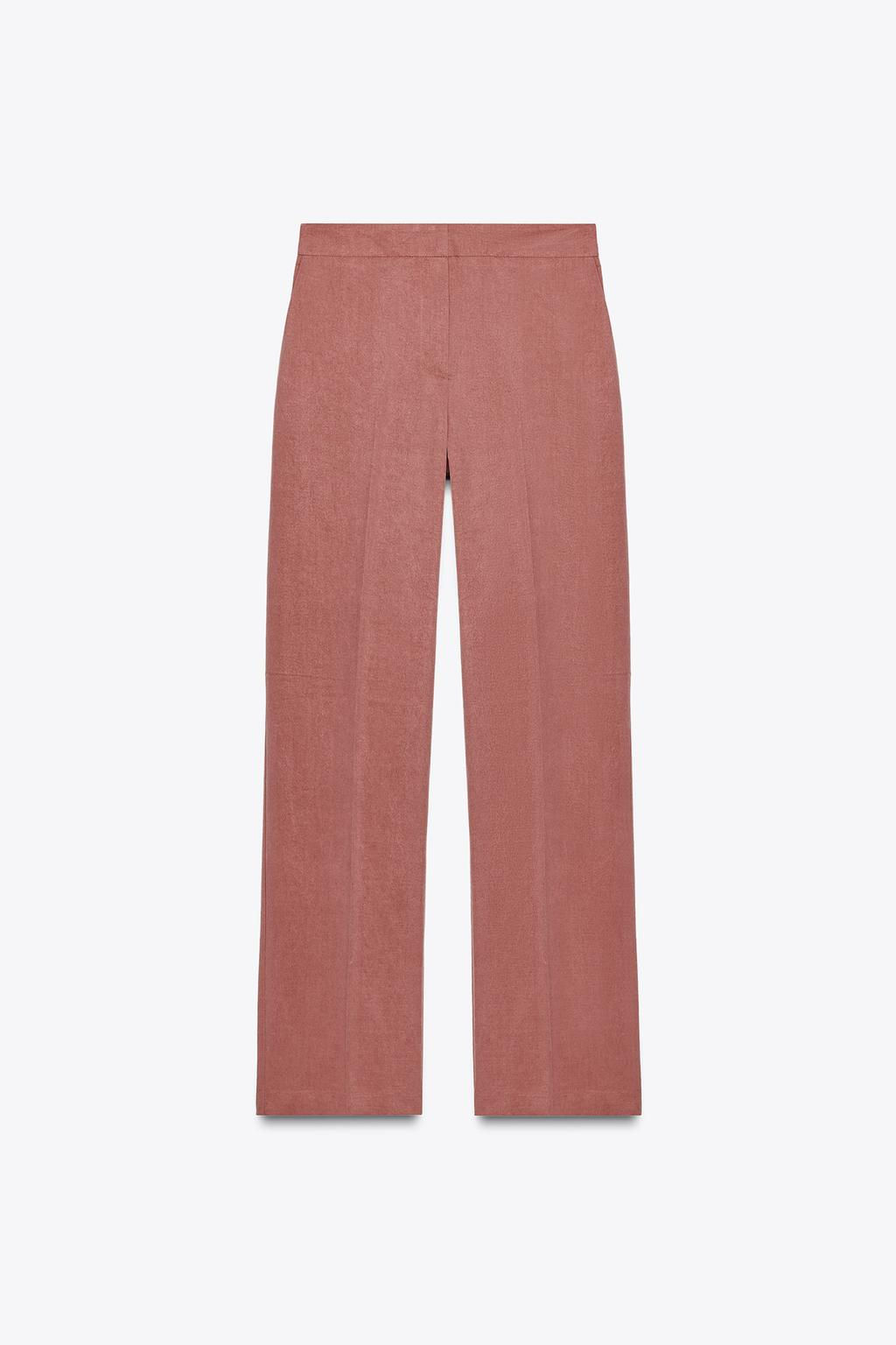STRAIGHT-LEG TROUSERS WITH ELASTICATED WAIST - Zara фото 6