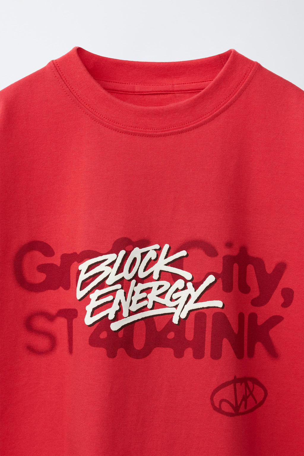 CAMISETA ESTAMPADO GRAFFITI / Rojo - Zara фото 8