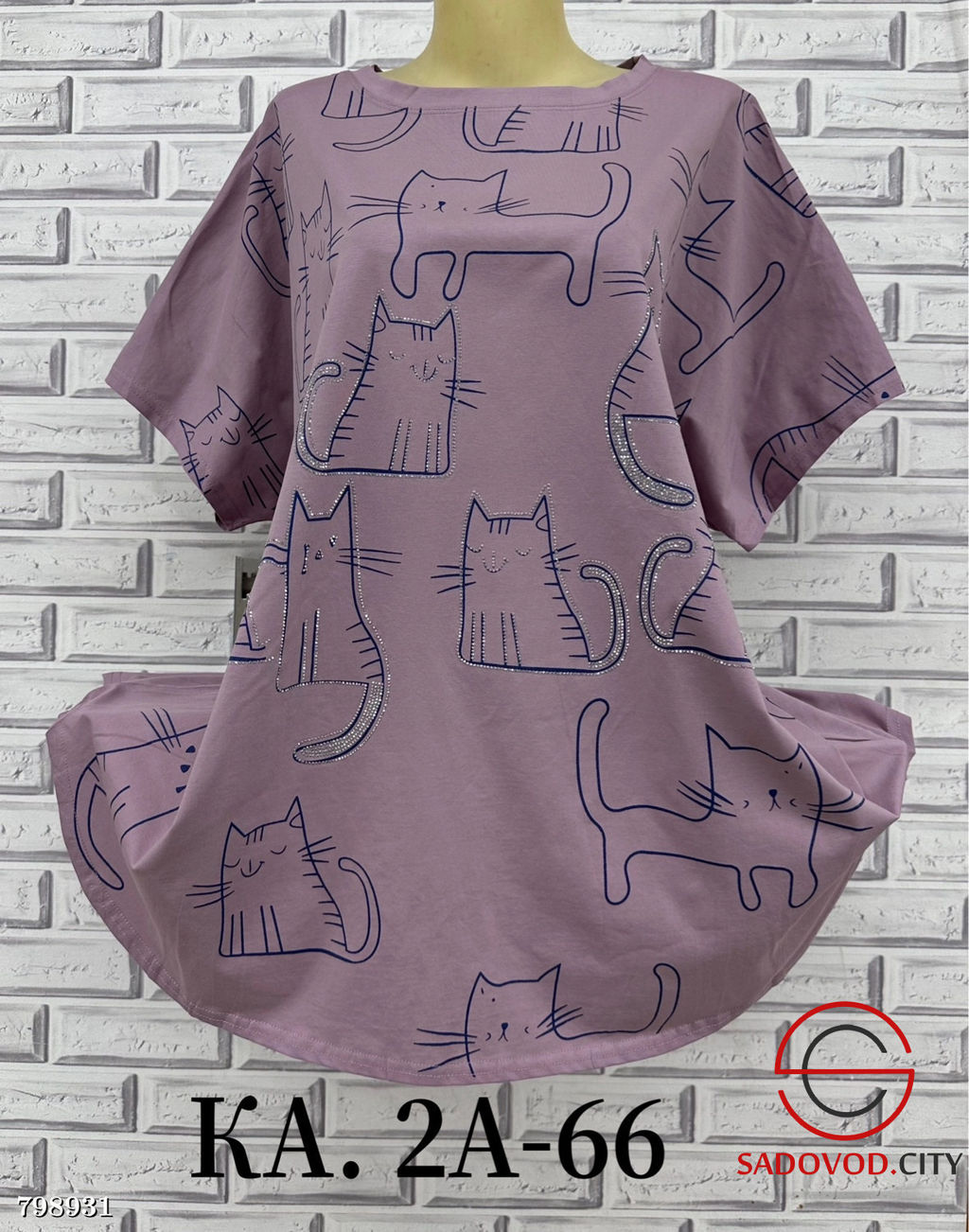 Футболка женская с котятами - Bruno фото 4