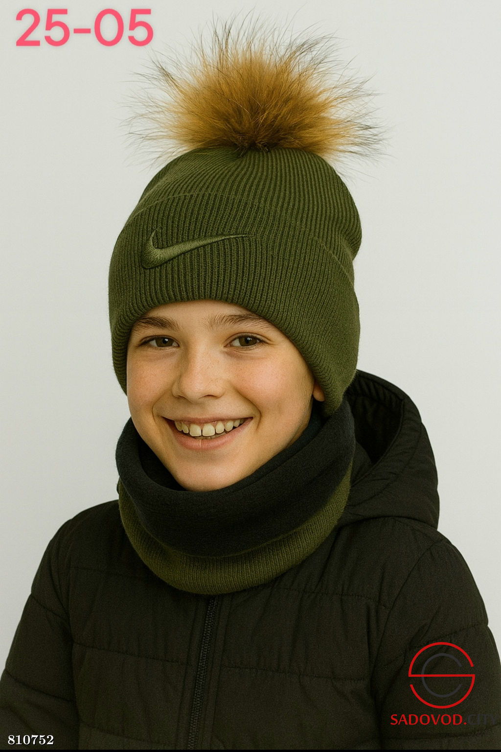 Набор 2в1 шапка внутри подкладка флис - Bruno фото 10