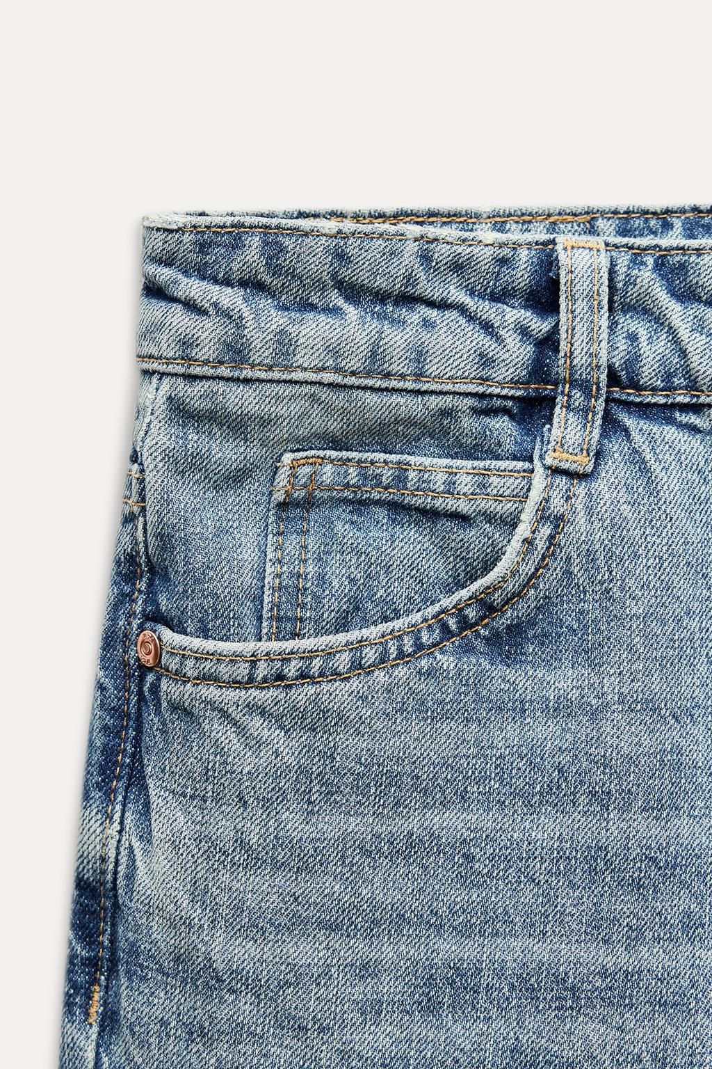 Z1975 MOM-FIT HIGH-WAIST JEANS - Zara фото 7