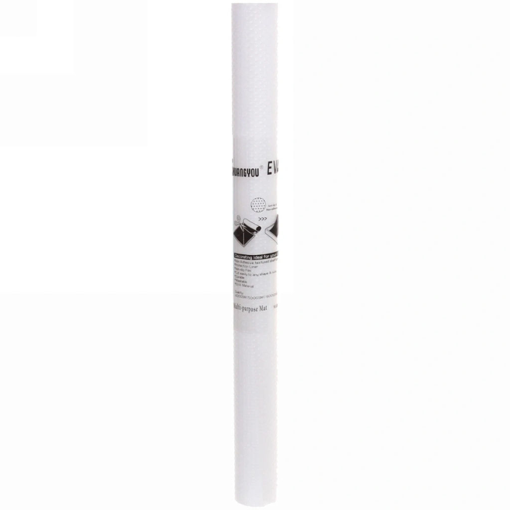 Цена за 3 шт. Коврик для кухонных ящиков в рулоне 45*90см "Бусинка" белый