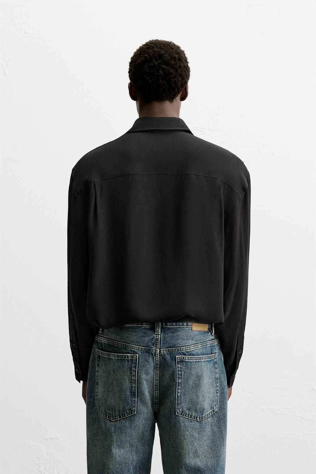 SEMI-SHEER SHIRT - Zara фото 4