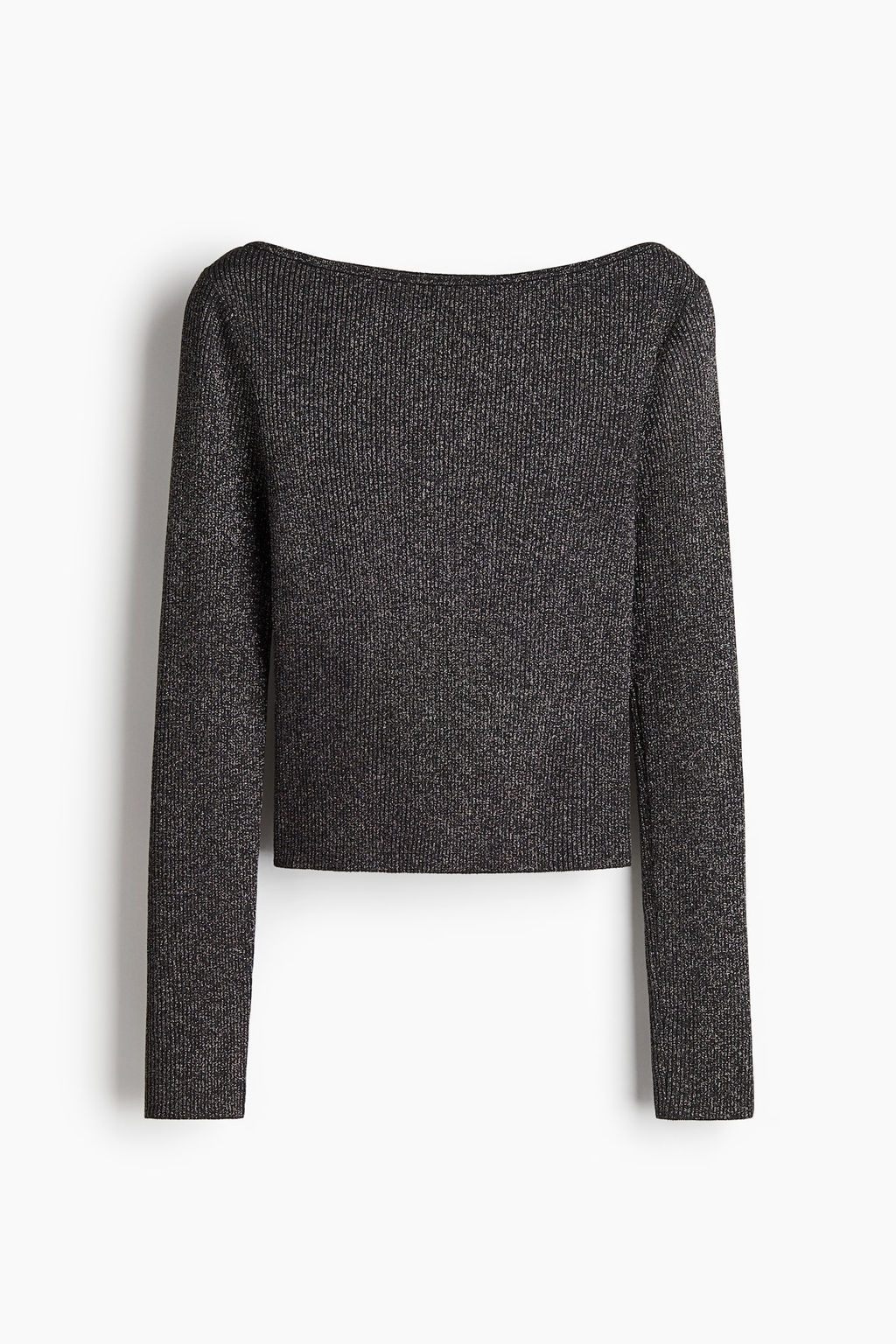 Top brillante con escote barco - H&m фото 5