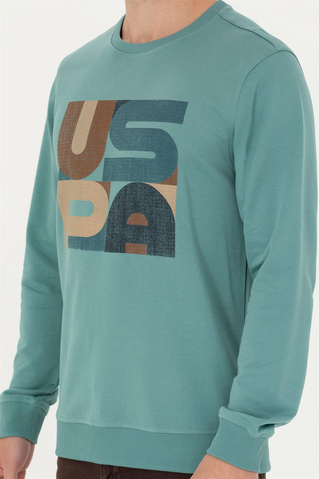 Мужской мятный свитшот Неожиданная скидка в корзине - U.s. polo assn фото 7