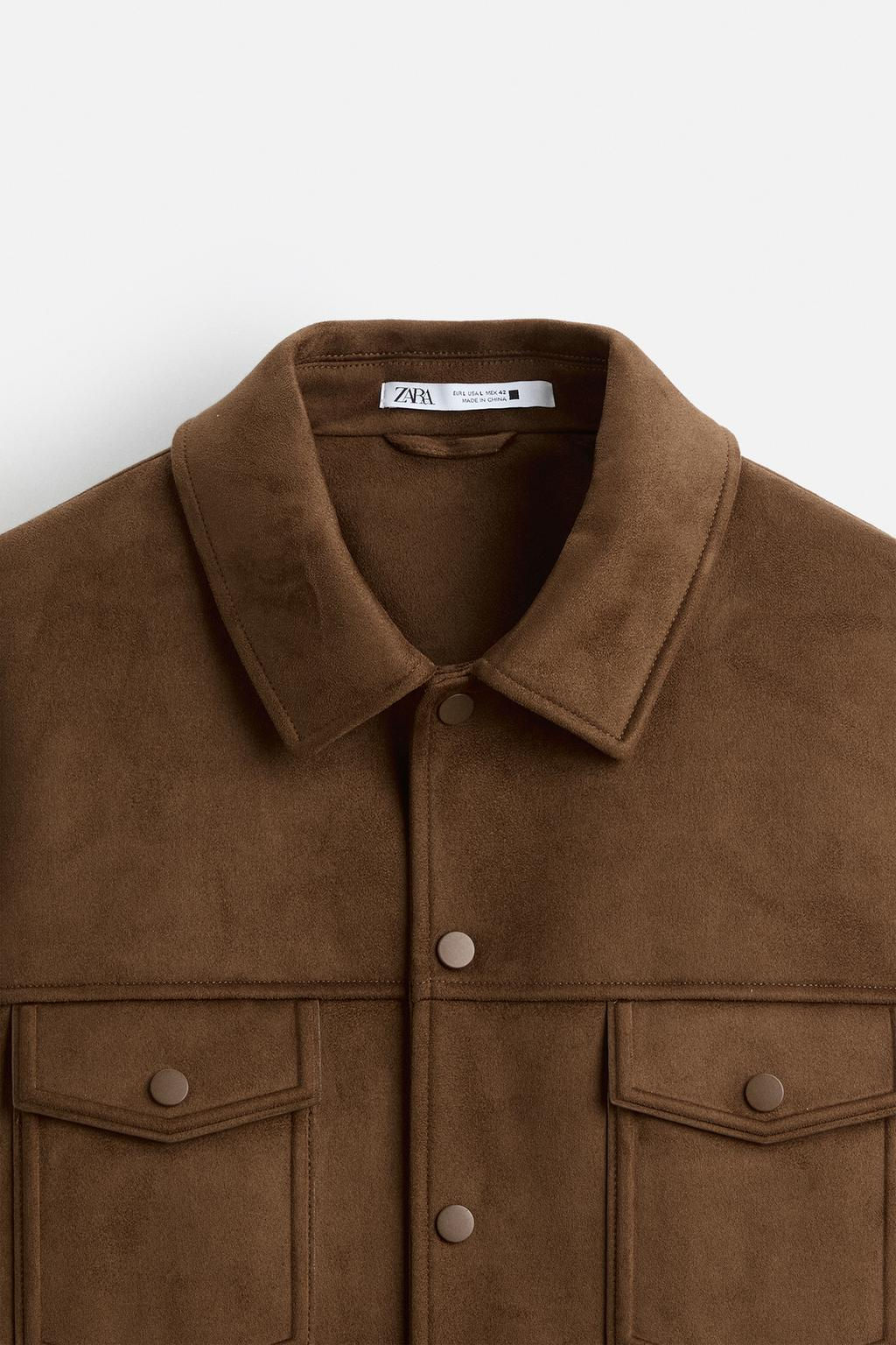 FAUX SUEDE JACKET - Zara фото 26