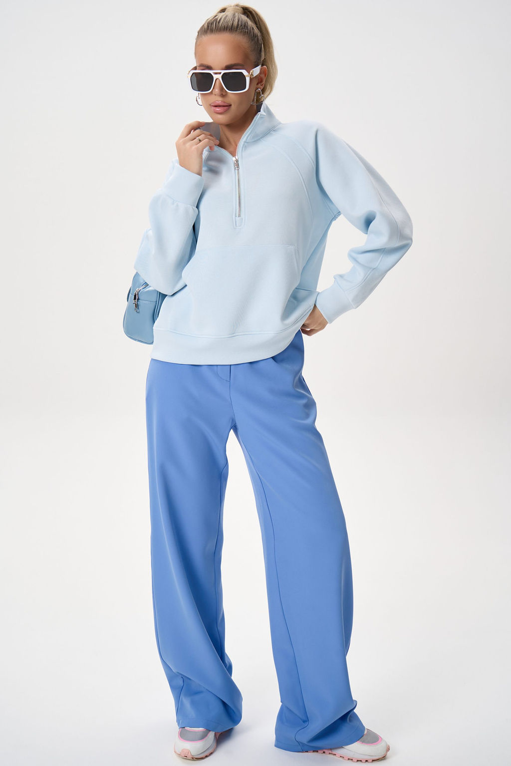 Свитшот Деми (голубой) - Эльза фото 9