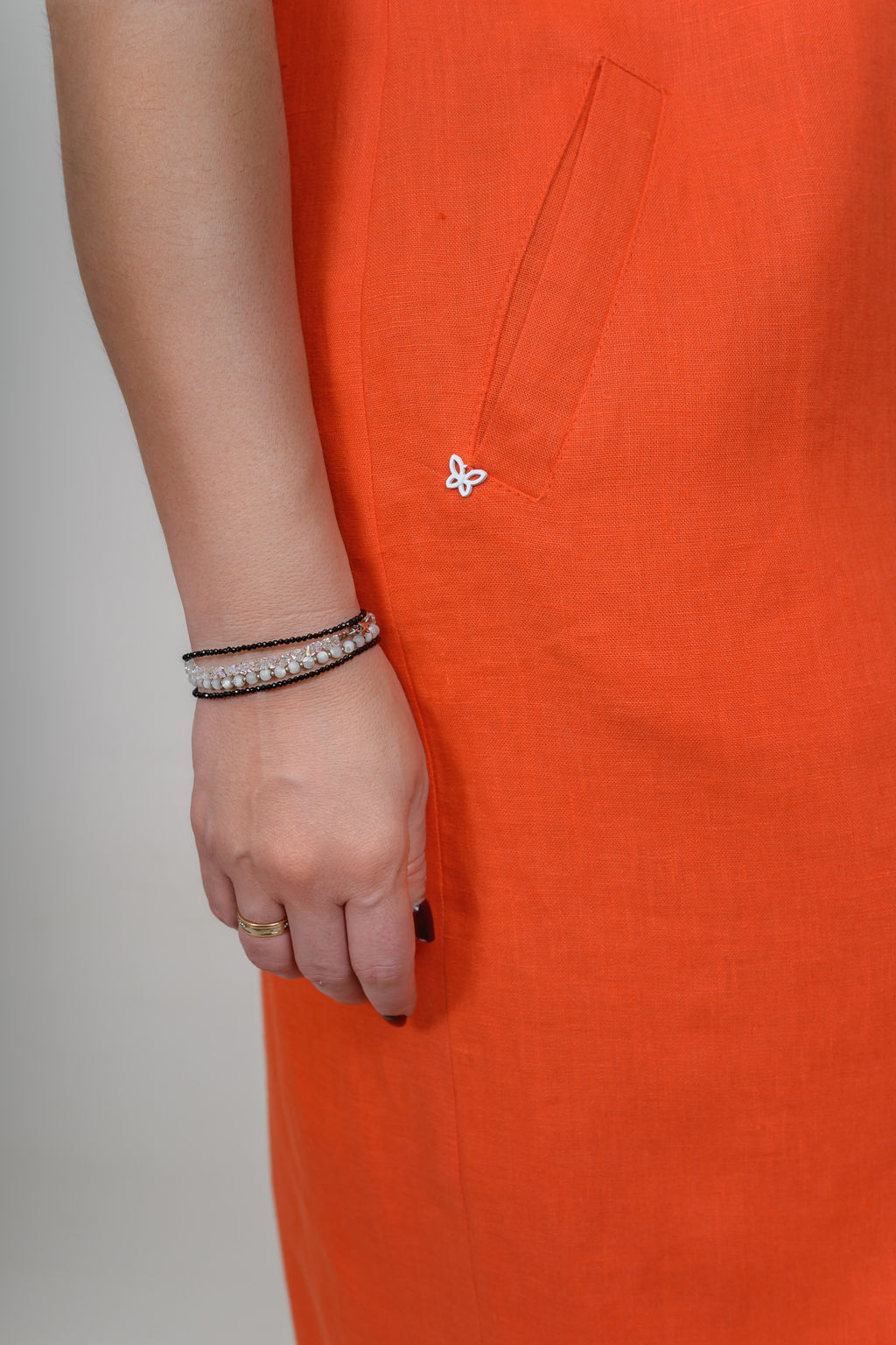 Платье 100% лен