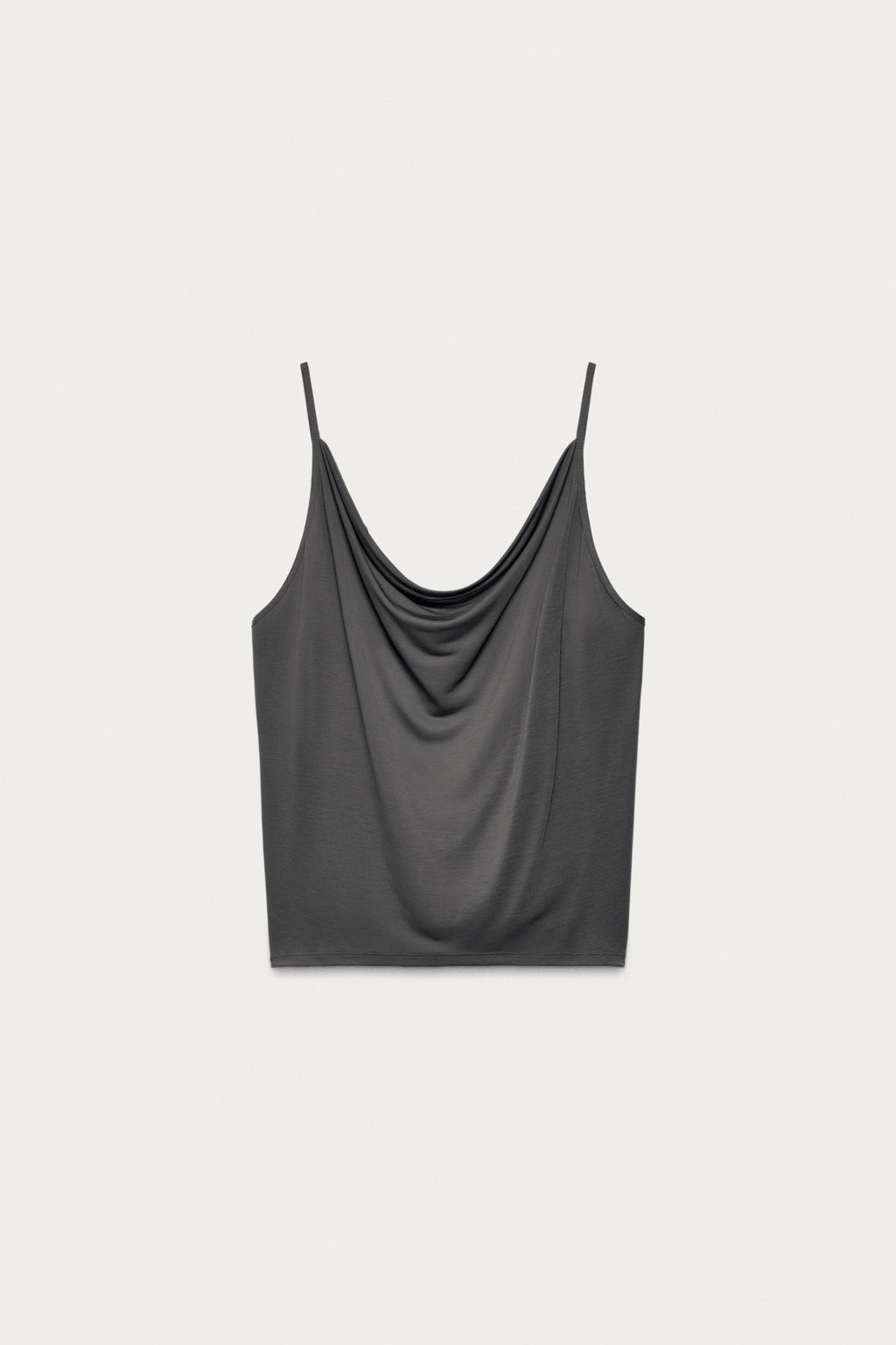 TOP DRAPEADO MARISA BERENSON X ZARA / Antracita oscuro
