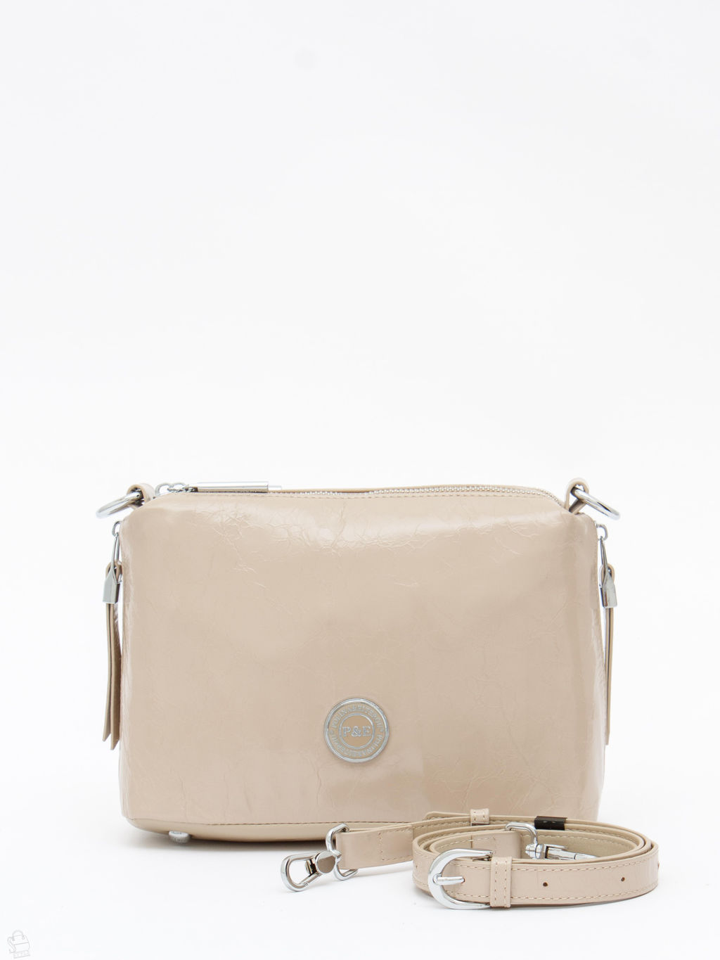 Сумка женская кожаная 0829CY apricot Polina&Eiterou фото 2