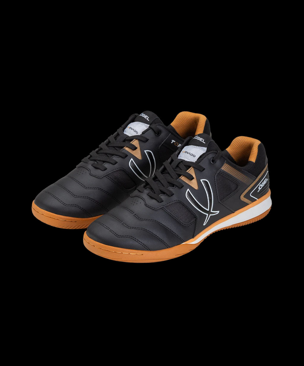 Бутсы зальные JOGEL Tornado 2.0 Black/gold  фото 2