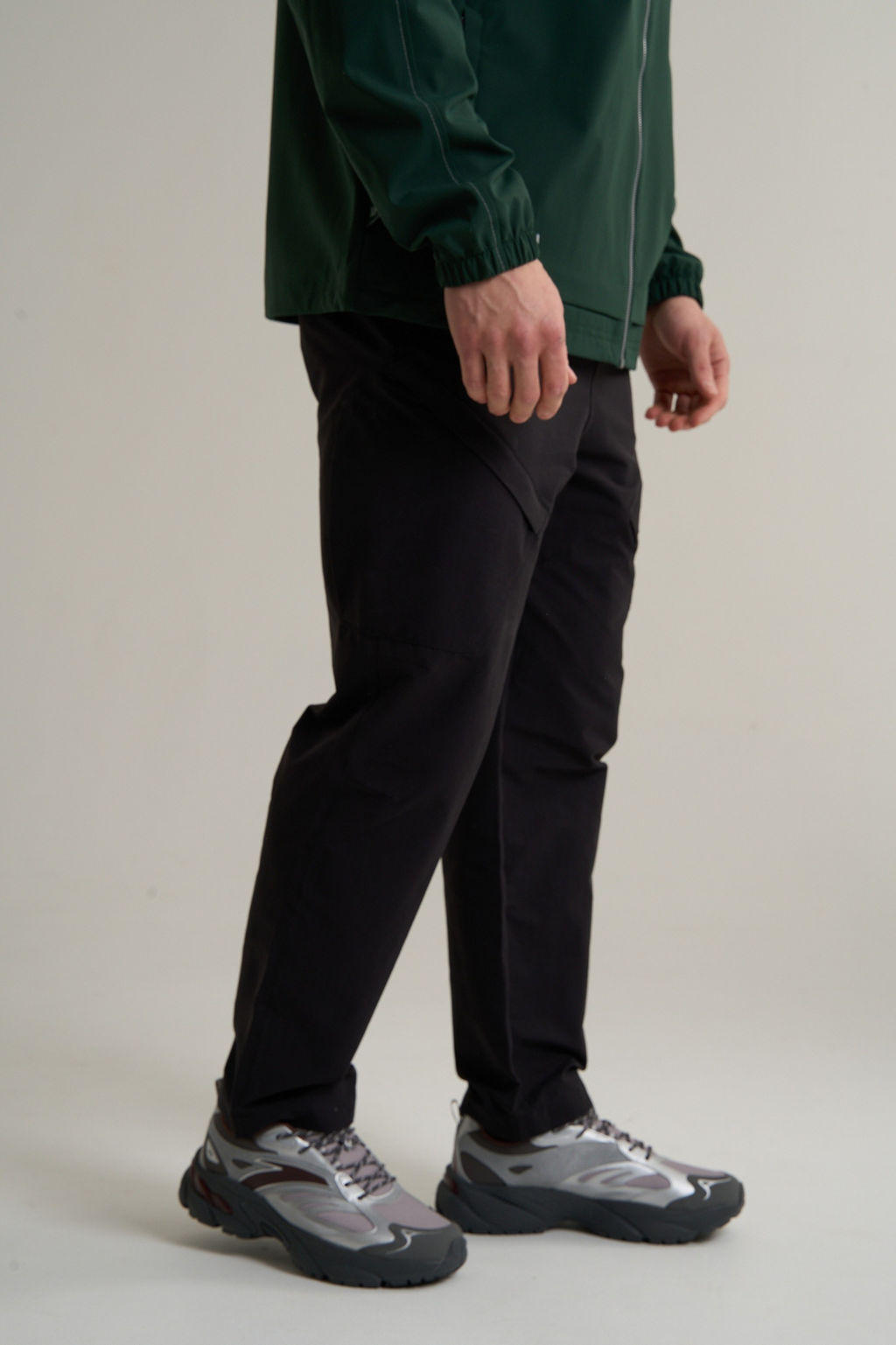 Брюки карго текстильные Черный CITY PANTS BAR Woven Track Pants - Anta фото 3