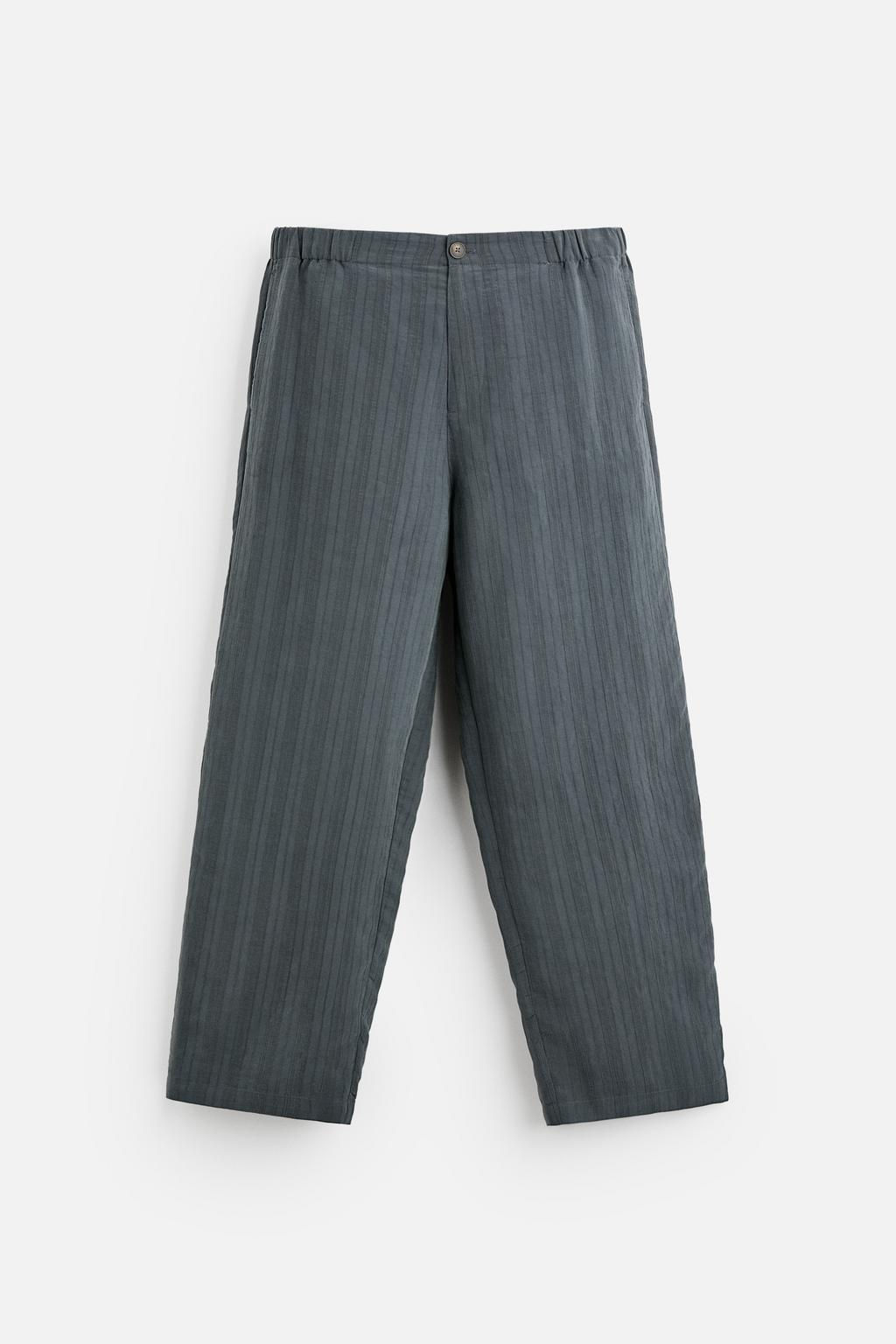 TEXTURED TROUSERS - Zara фото 6