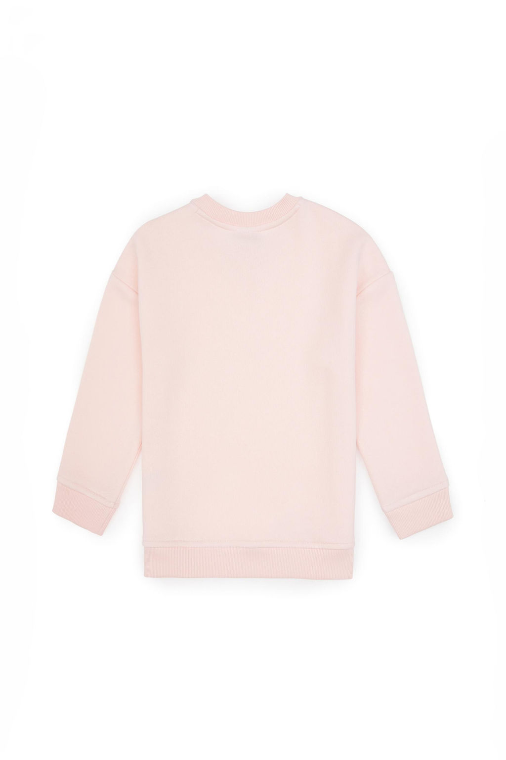 K_z _ocuk A__k Pembe Bisiklet Yaka Basic Sweatshirt Sepette S_rpriz _ndirim - U.s. polo assn фото 3