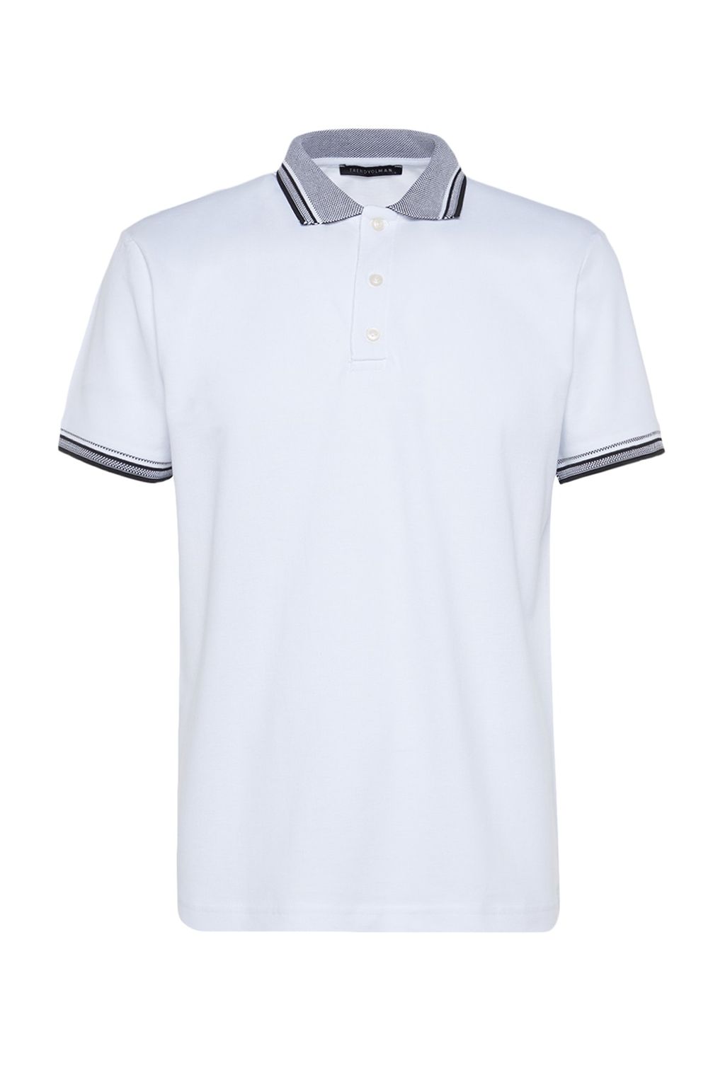 TRENDYOL MAN Siyah Slim/Dar Kesim %100 Pamuklu Polo Yaka T-shirt TMNSS22PO00014 - Trendyolmilla фото 23