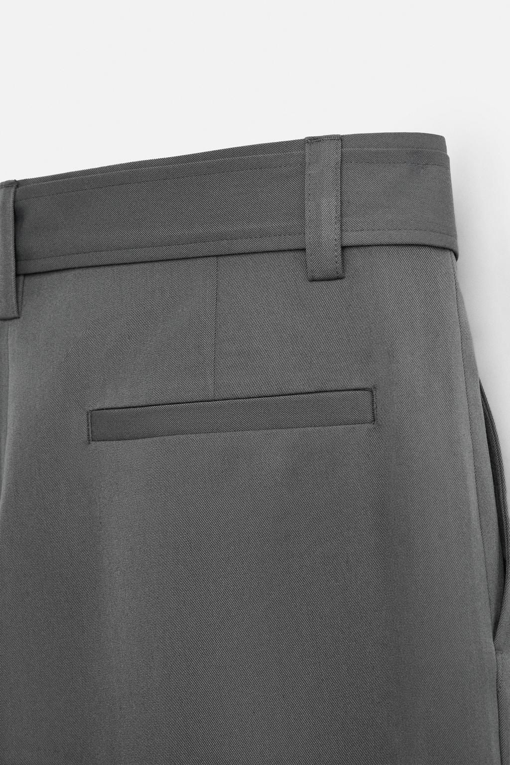 PLEATED TROUSERS WITH BELT - Zara фото 29