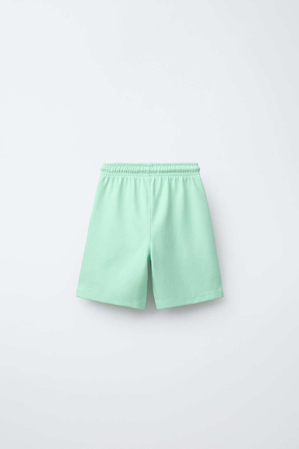 SPORTY BERMUDA SHORTS WITH RAISED SLOGAN - Zara фото 2