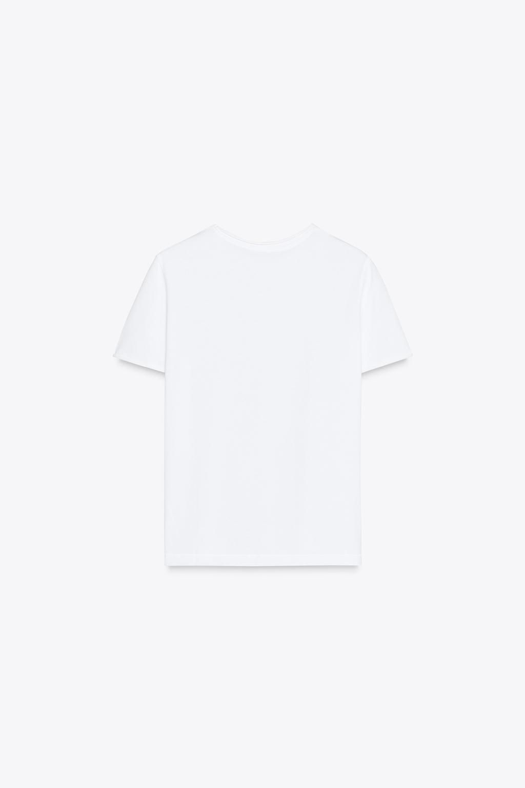FADED SHORT SLEEVE T-SHIRT - Zara фото 14