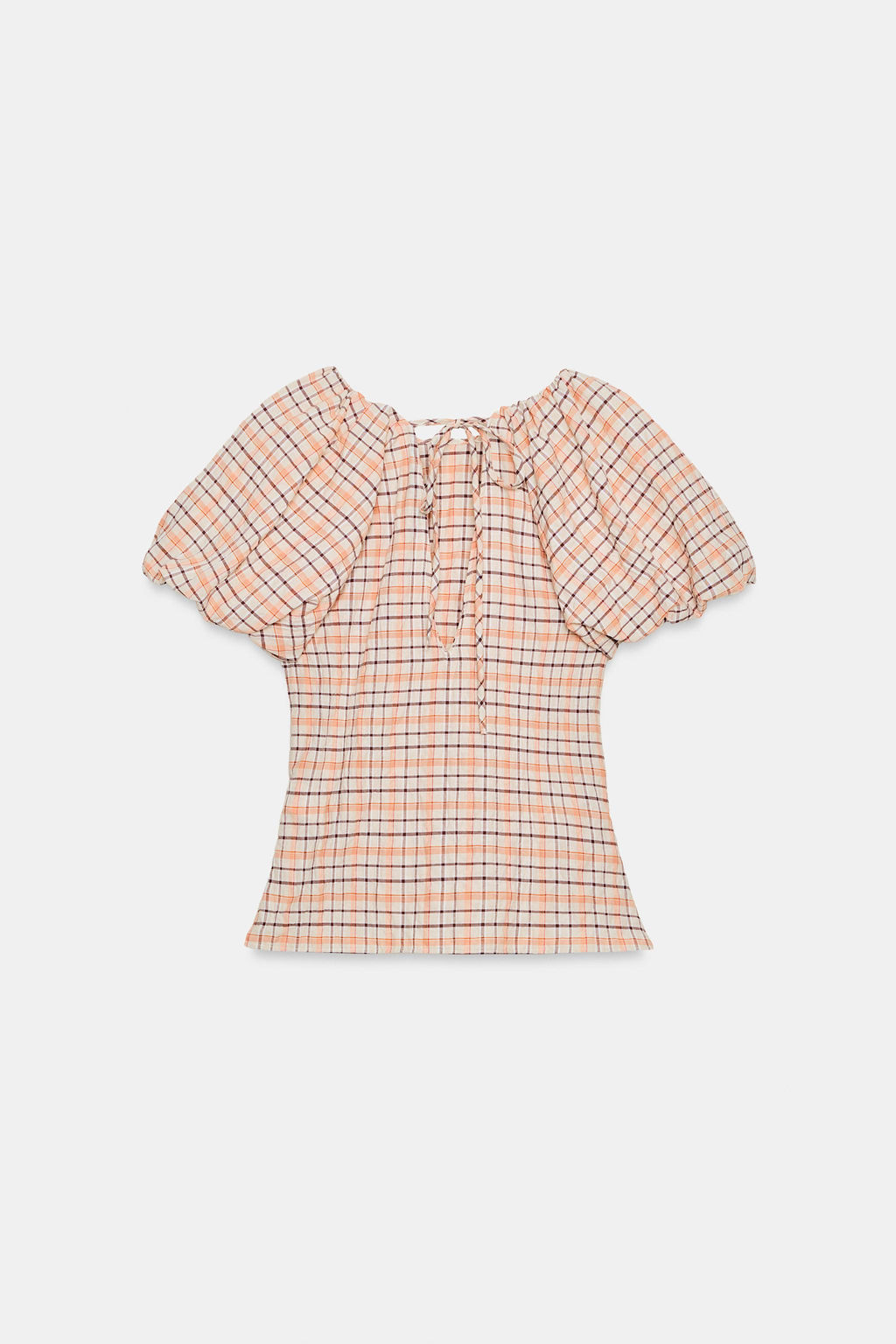 TOP POPEL?N MANGA GLOBO / Naranjas - Zara фото 5