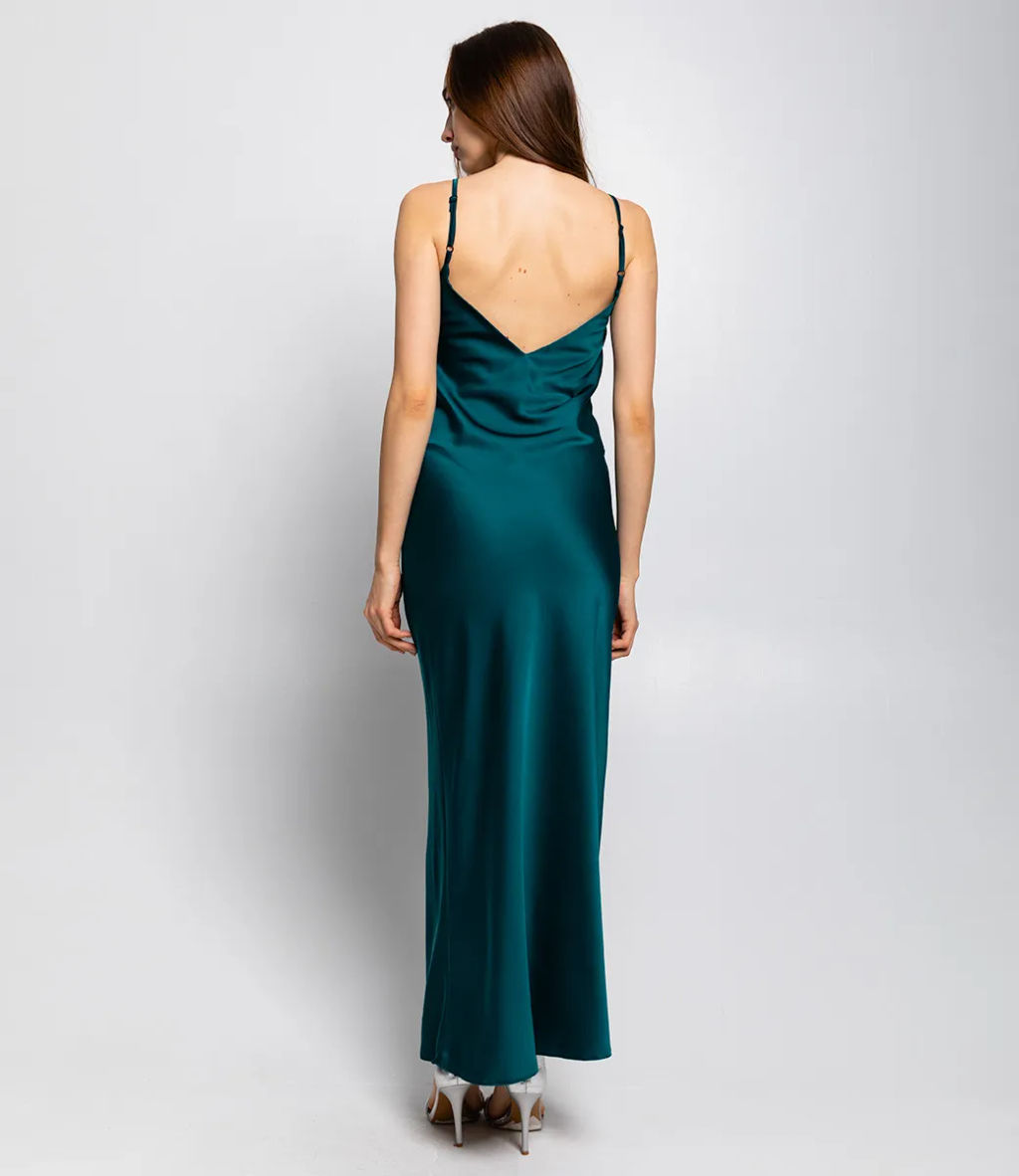 Платье #БШ1989, изумрудный
