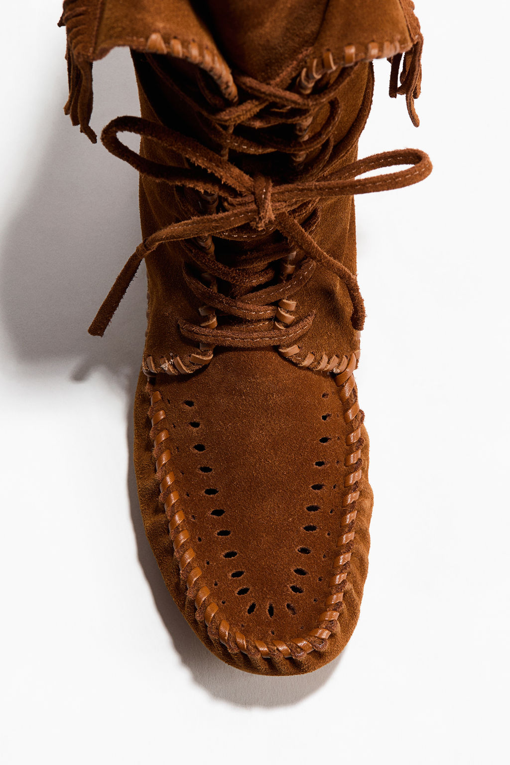 Botas de ante con flecos - H&m фото 4