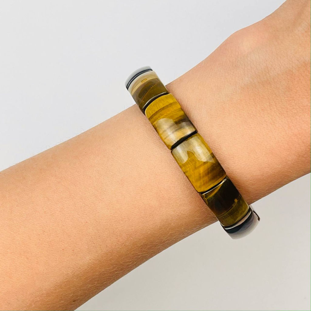 Браслет из Тигрового глаза 19 см