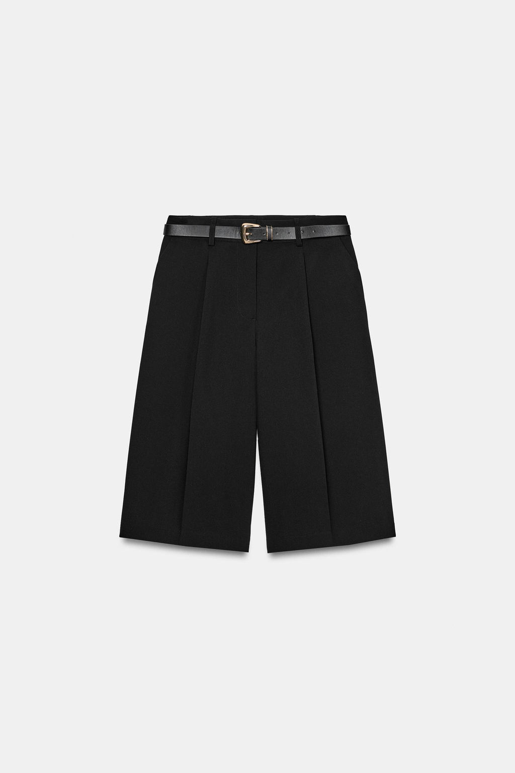 BERMUDA LARGA CINTUR?N / Negro - Zara фото 7