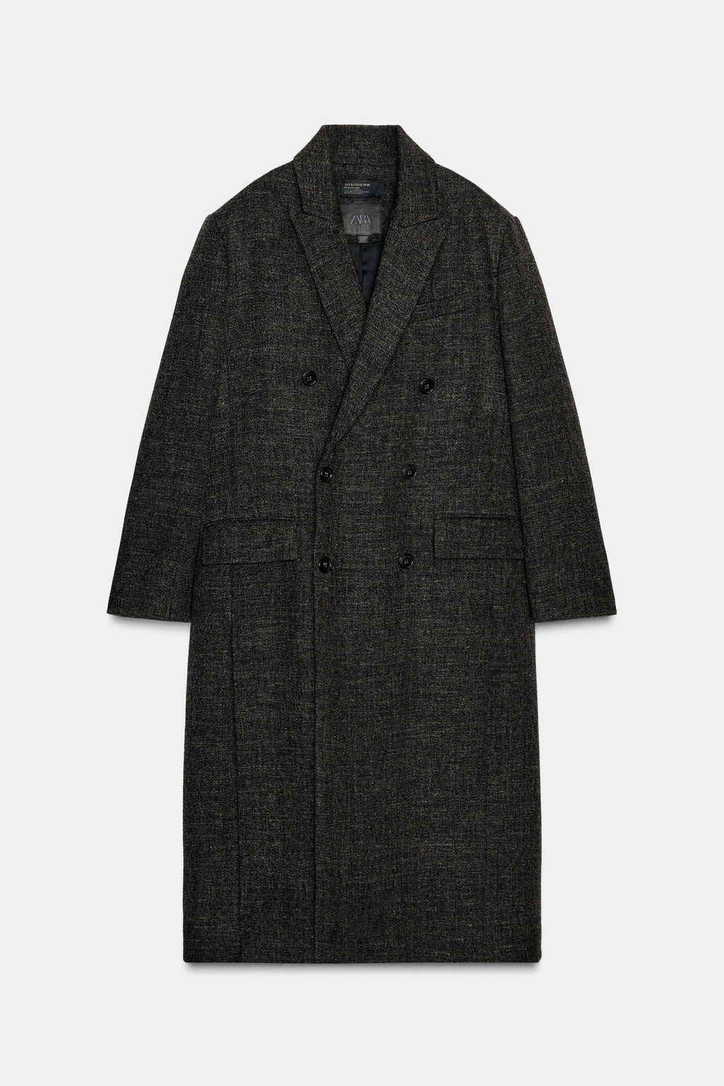WOOL BLEND COAT WITH VENTS ZW COLLECTION - Zara фото 2