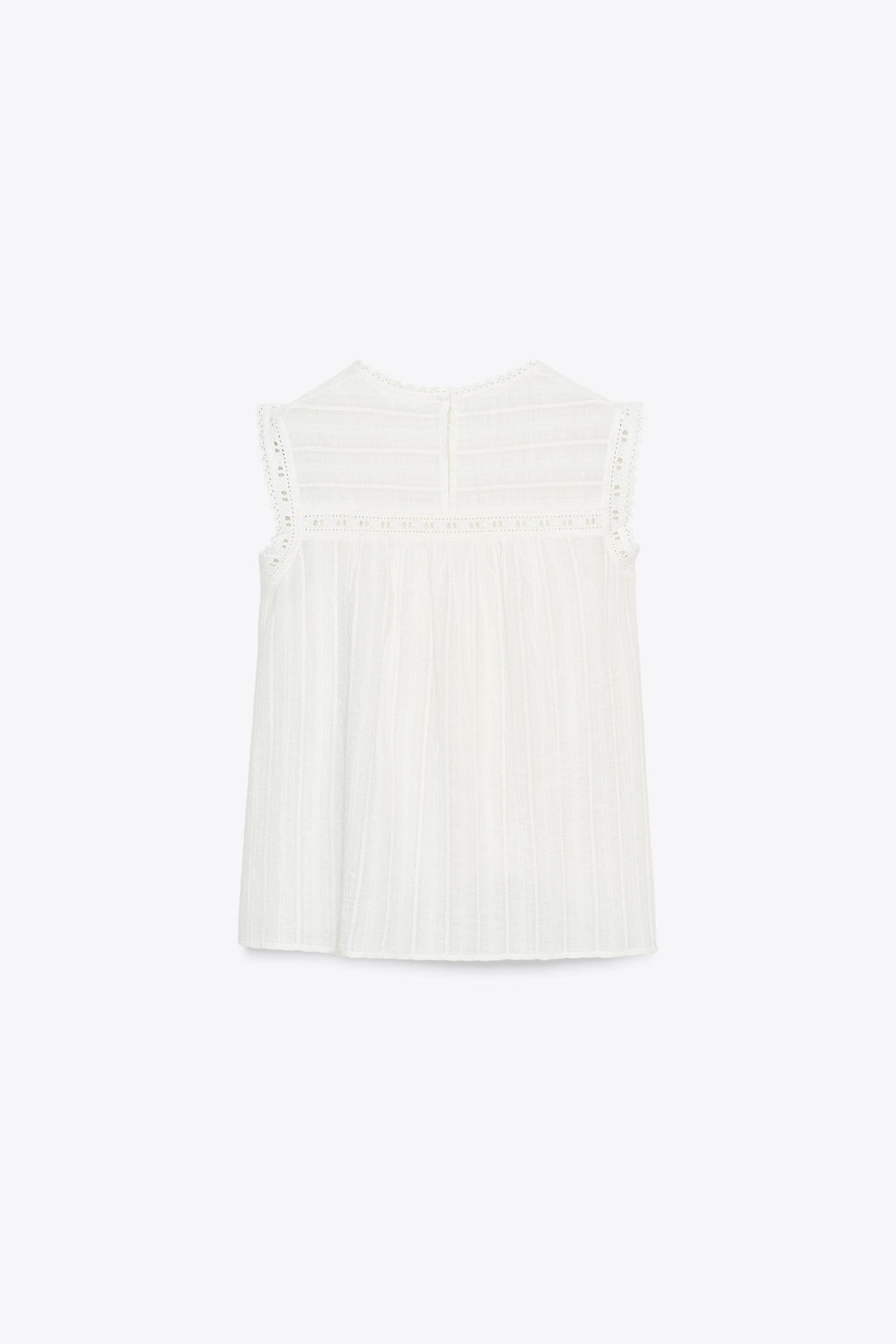 ROMANTIC SLEEVELESS TOP - Zara фото 5
