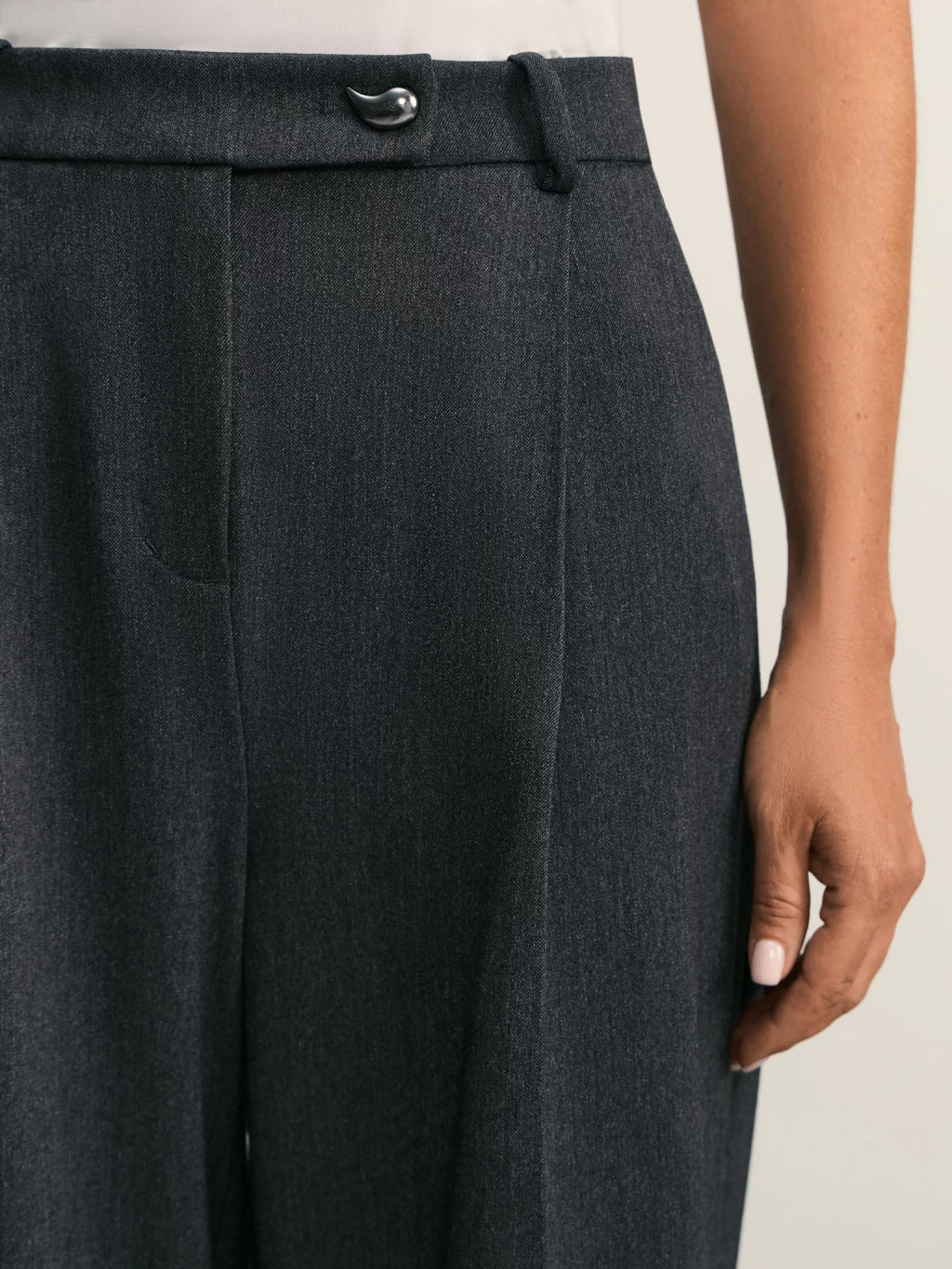 Прямые брюки с защипами / Zarina  фото 5