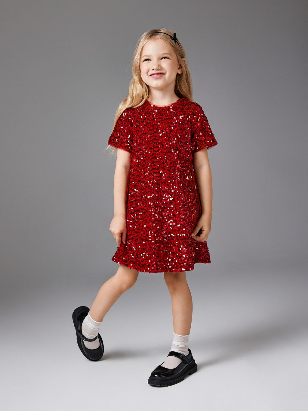 ACOOLA /Платье детское для девочек Velena красный фото 2