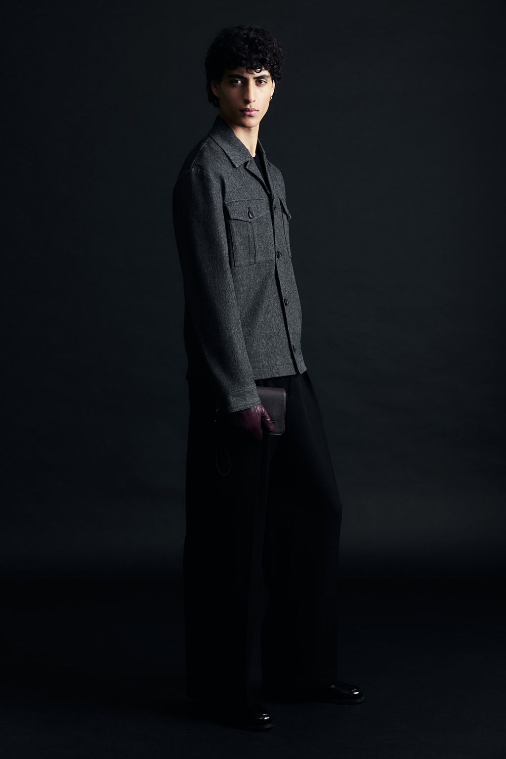 Chaqueta camisera de sarga Regular Fit - H&m фото 4