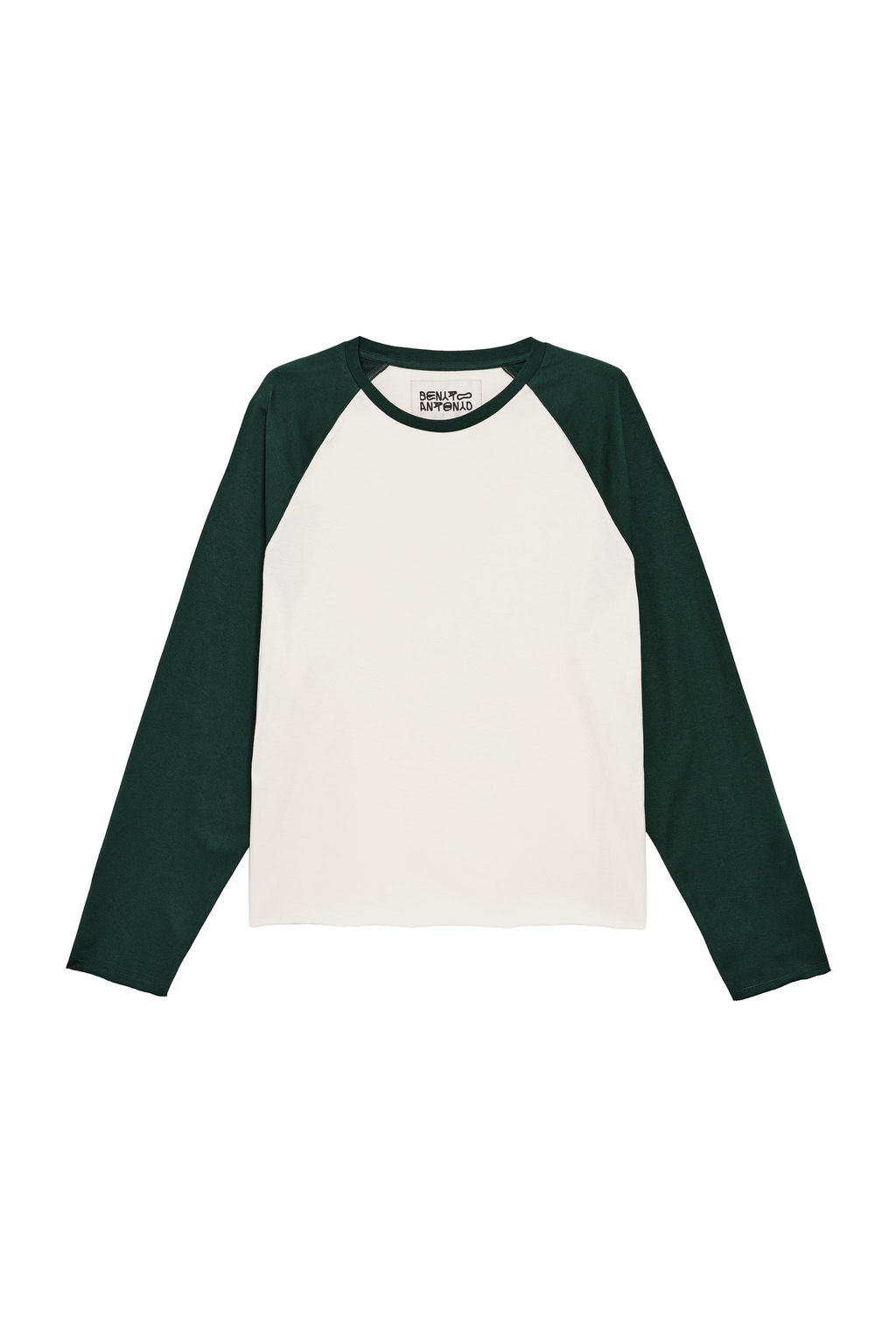 CAMISETA CROPPED FIT COLOR BLOCK / Verdes