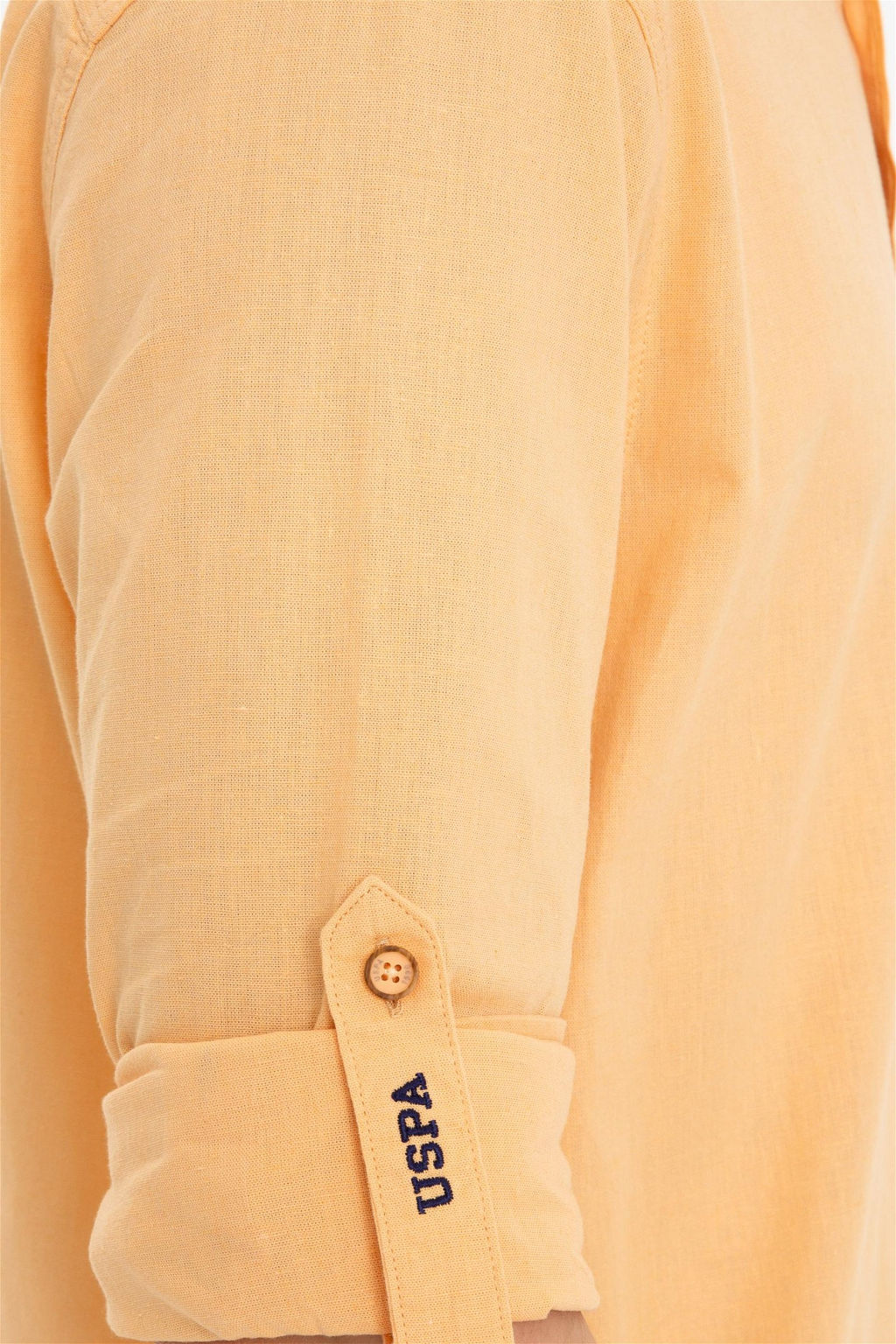 -50% Рубашка мужская оранжевая Uzunkol Basic - U.s. polo assn фото 14