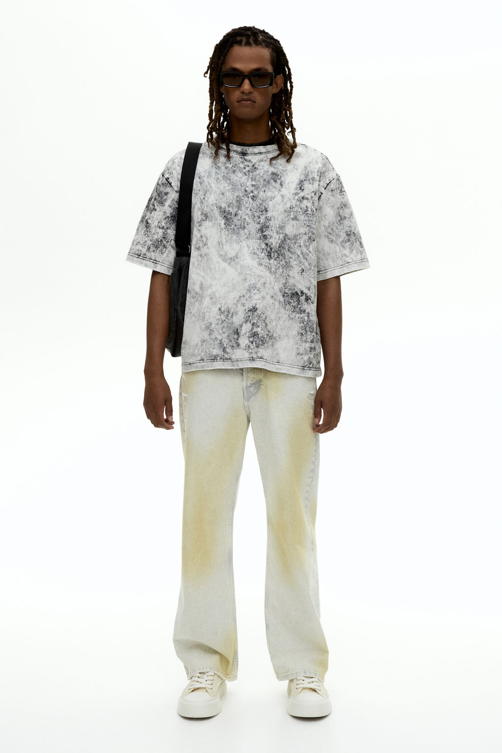 Camiseta cropped Oversized Fit - H&m фото 2