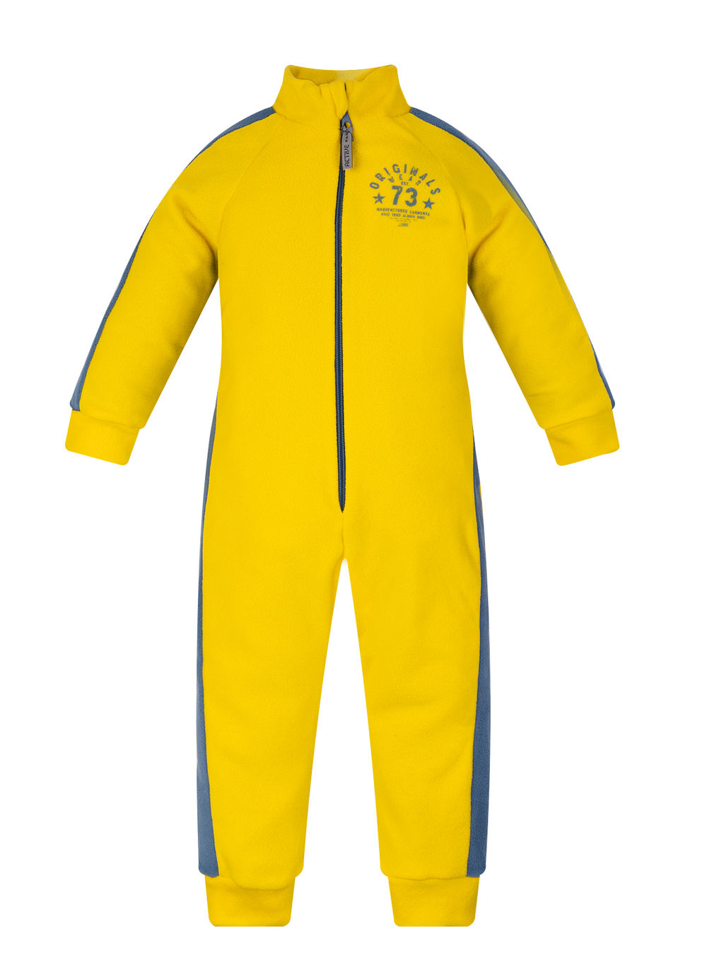 Комбинезон детский флисовый желтыйджинс пш