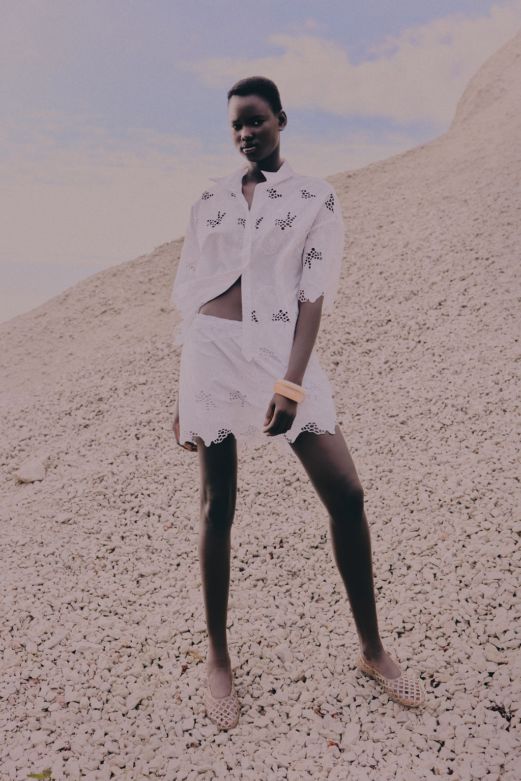 Camisa con bordado ingl?s - H&m фото 5