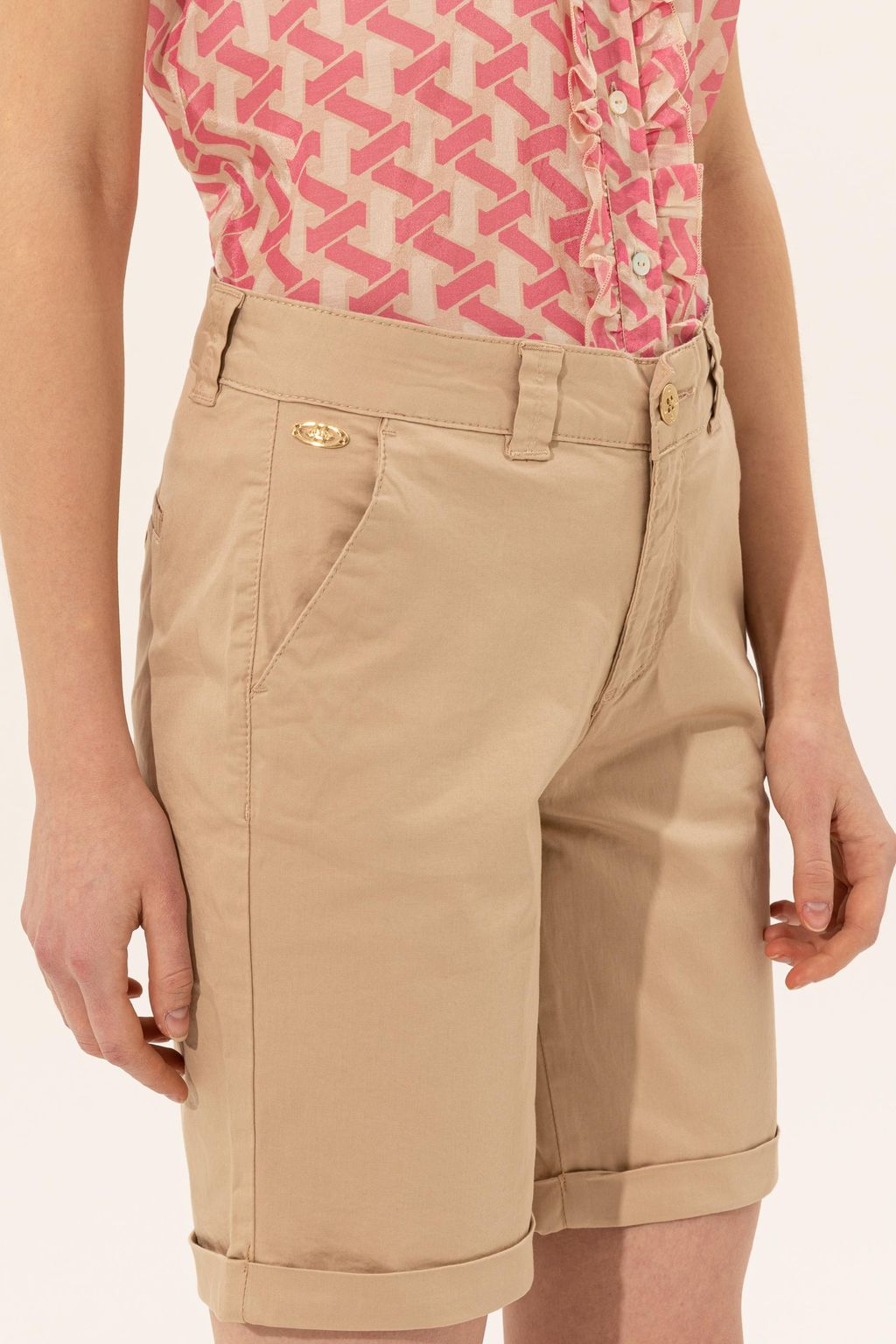 U. S. Polo Assn Женские бермуды капри из песочного плетения - U.s. polo assn фото 14