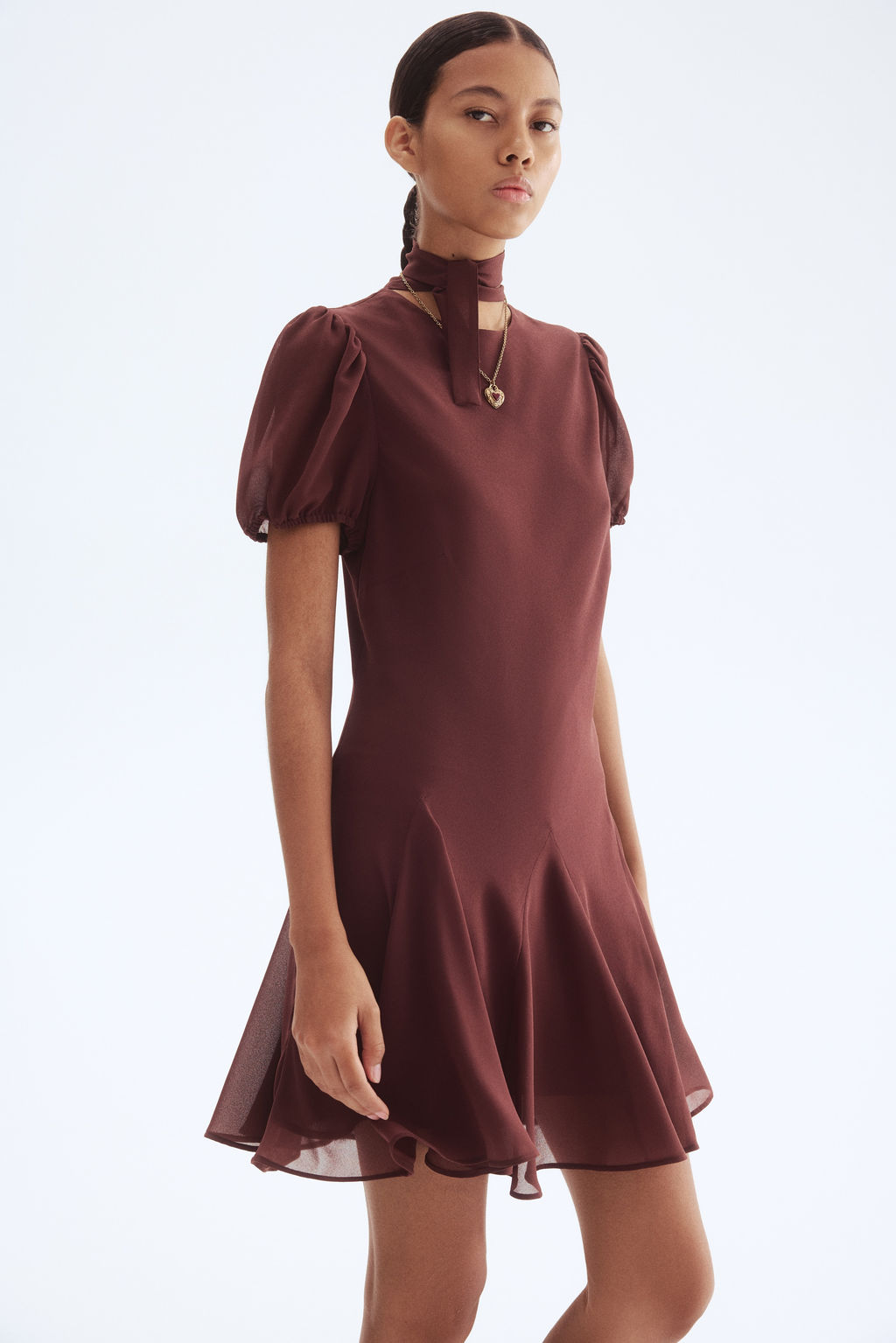 Vestido con lazada - H&m фото 4