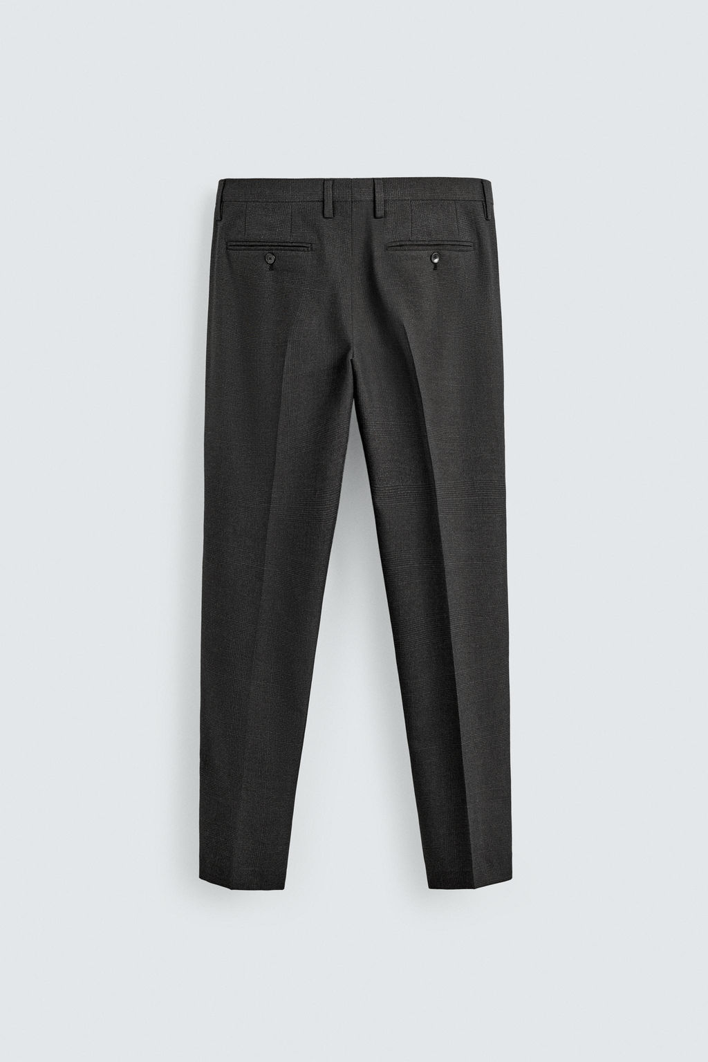 TEXTURED CHECK SUIT TROUSERS - Zara фото 20
