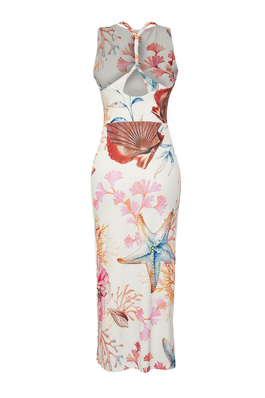 TRENDYOLMILLA Limited Edition Siyah S?rt Detayl? Bodycon Maxi Esnek Orme Elbise TWOSS25EL00484  фото 5