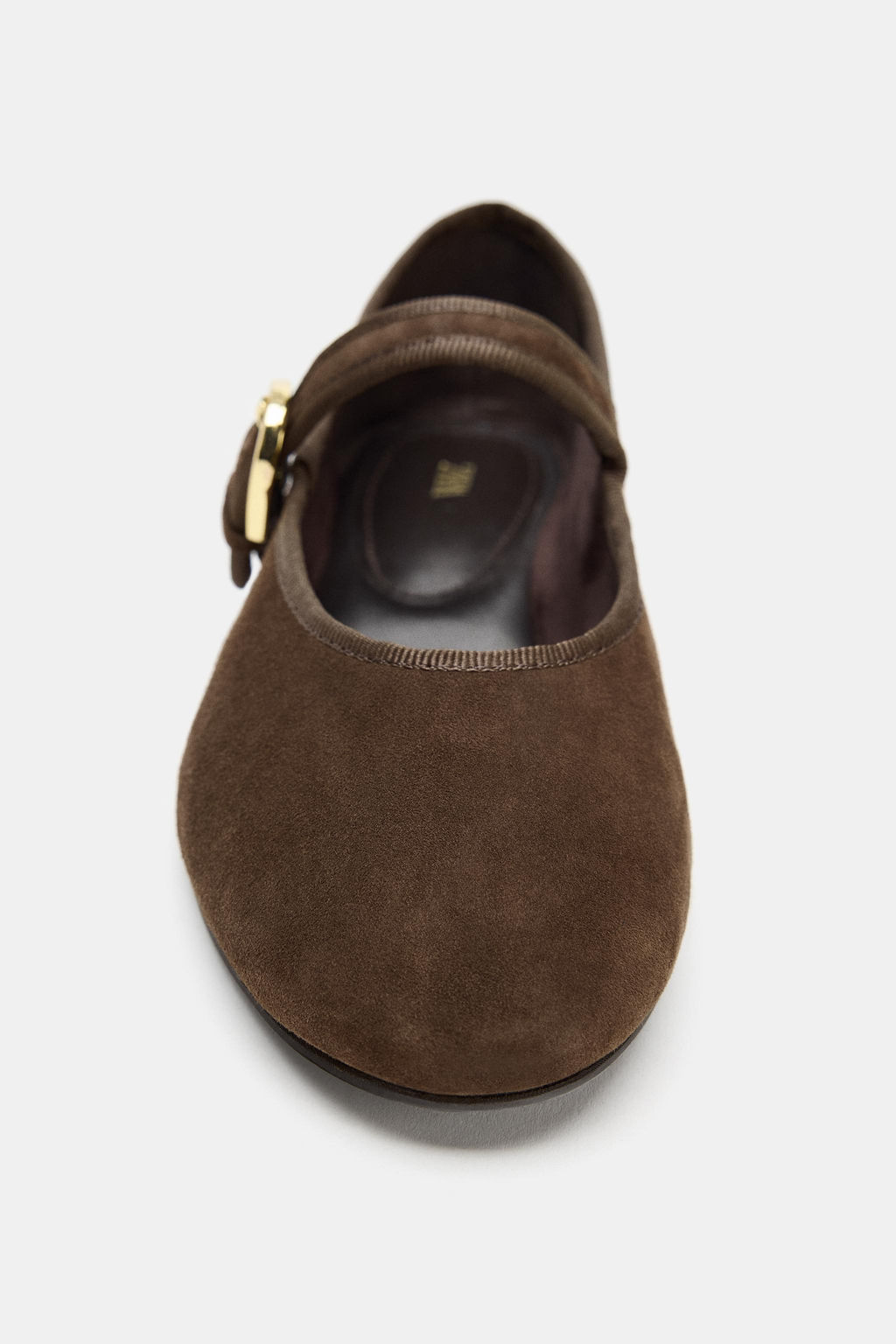SUEDE BALLET FLATS - Zara фото 11
