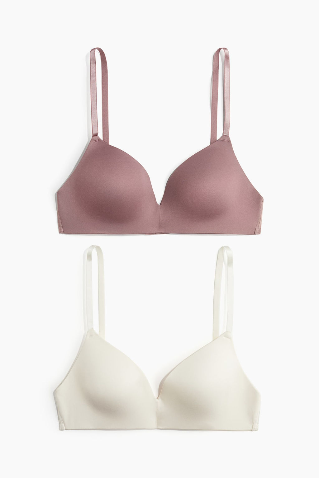 Pack de 2 sujetadores de microfibra sin aros - H&m фото 4