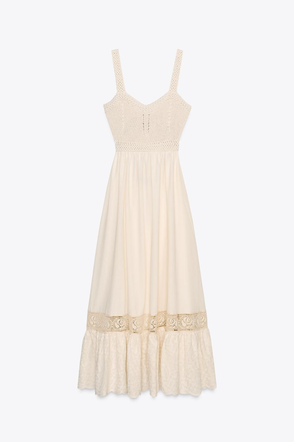 COMBINATION KNIT DRESS - Zara фото 5